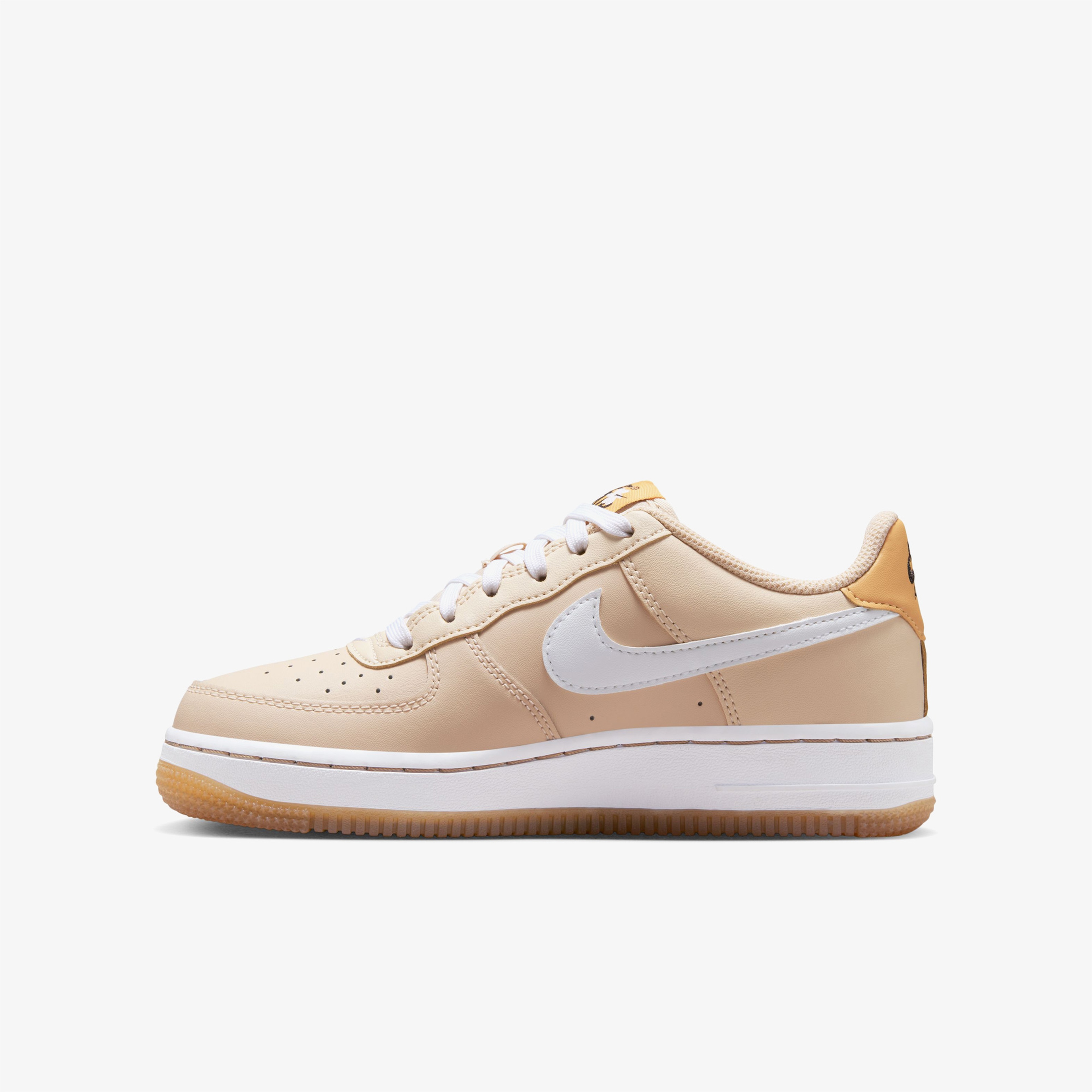 Nike Air Force 1 SE Genç Bej Spor Ayakkabı