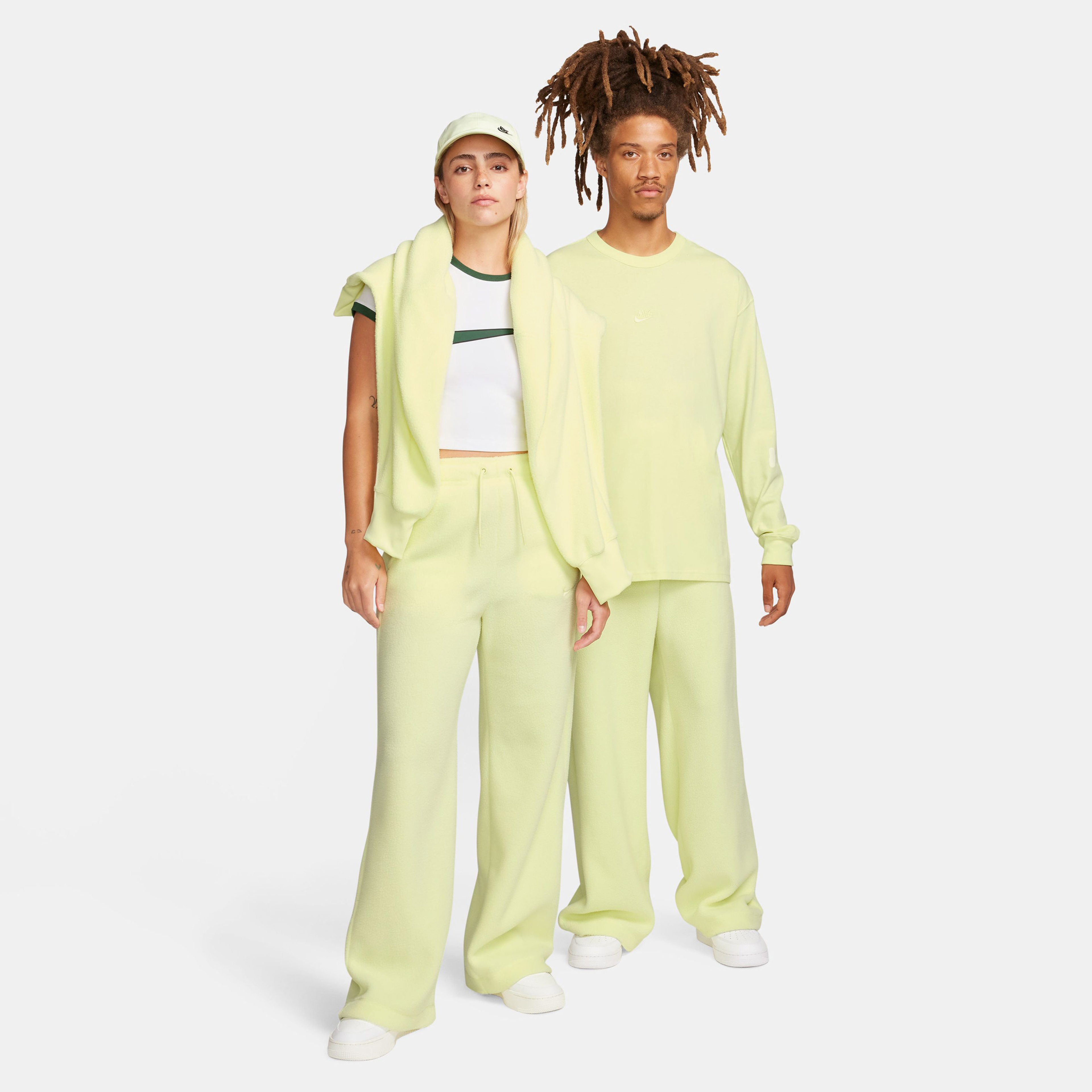 Nike Sportswear Plush Kadın Yeşil Eşofman Altı