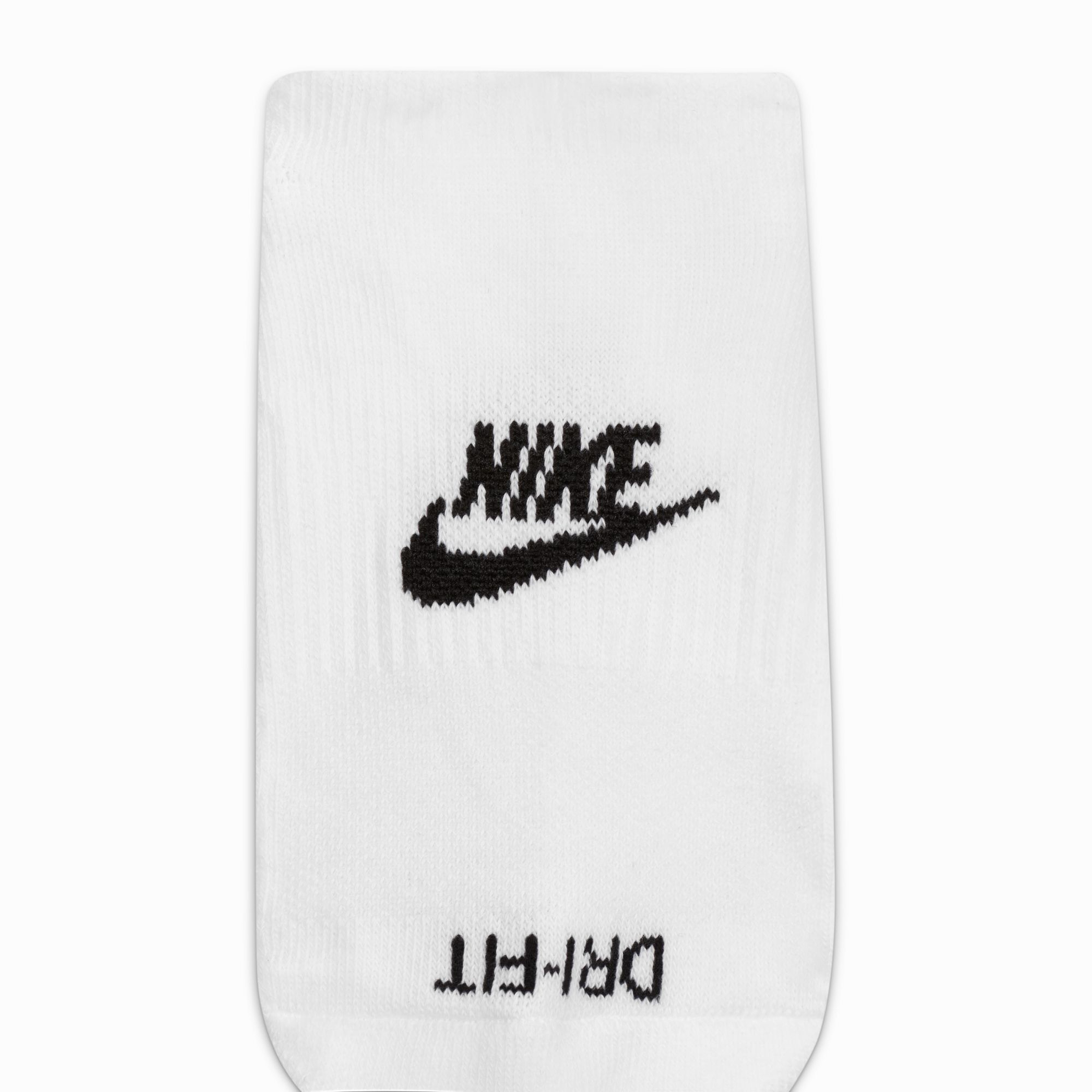 Nike Everyday Plus Cushioned Unisex Beyaz 3'lü Çorap