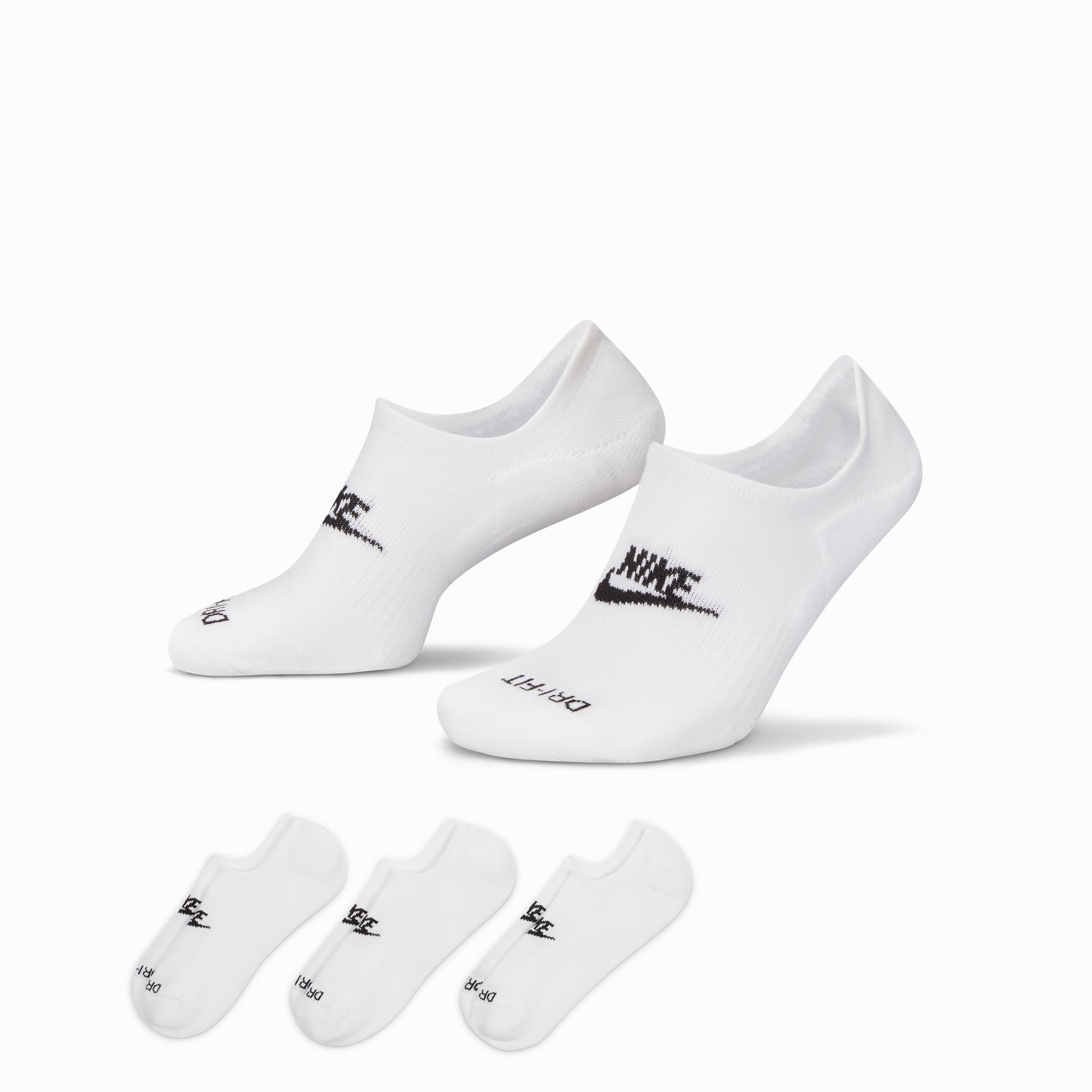 Nike Everyday Plus Cushioned Unisex Beyaz 3'lü Çorap