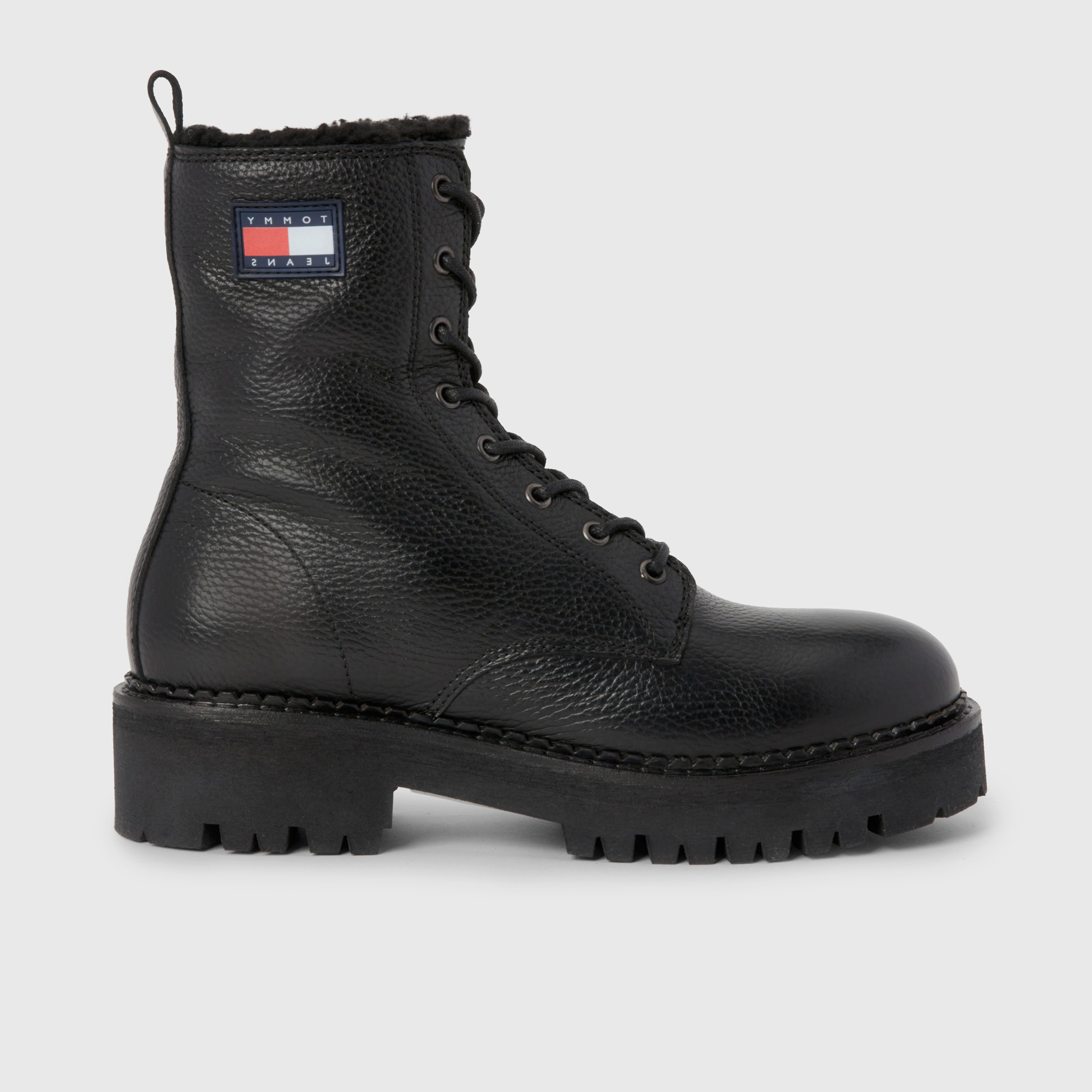 Tommy Hilfiger Tjw Urban Boot Tumbled Ltr Wl Kadın Siyah Bot