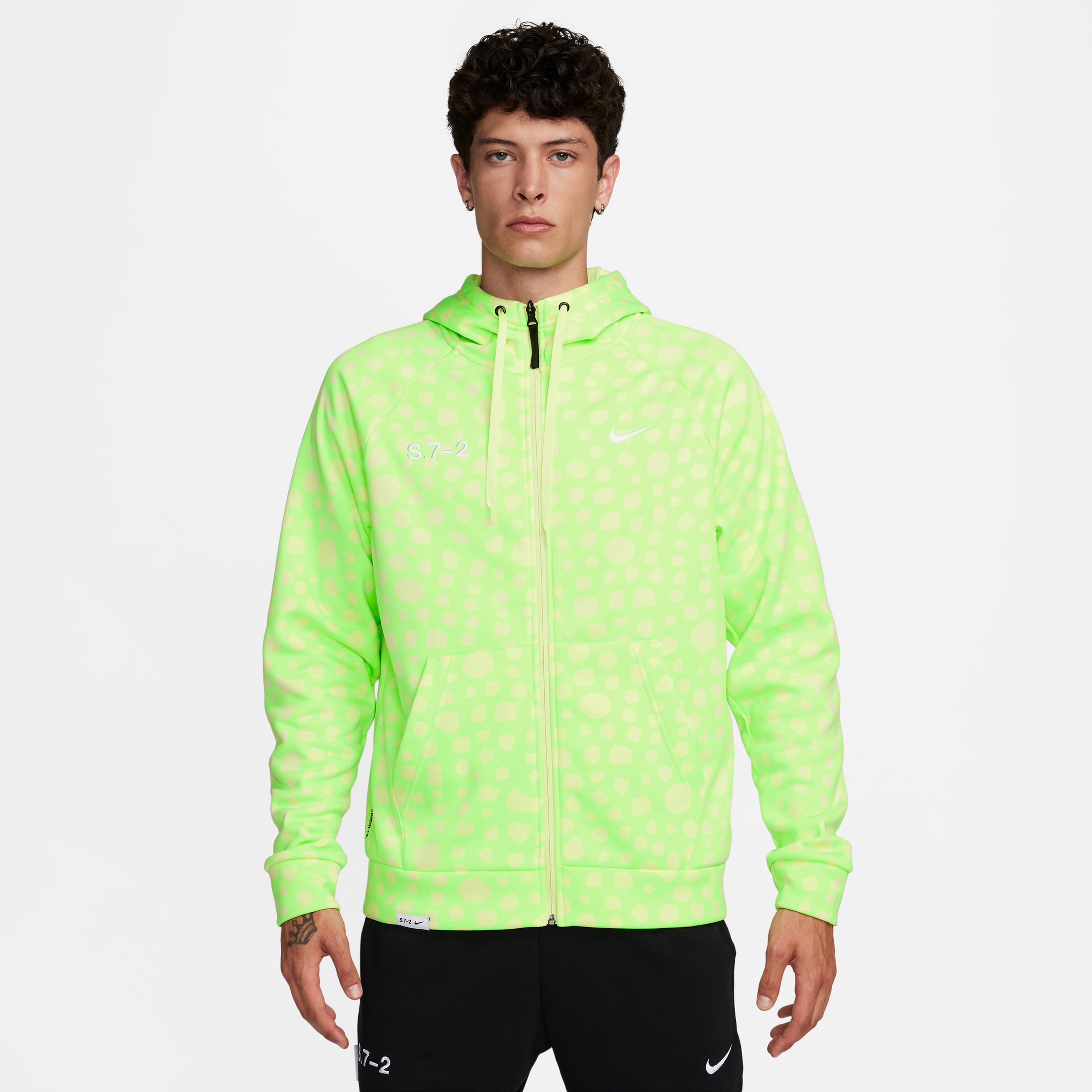 Nike Therma-FIT Studio '72 Full Zip Erkek Yeşil Sweatshirt