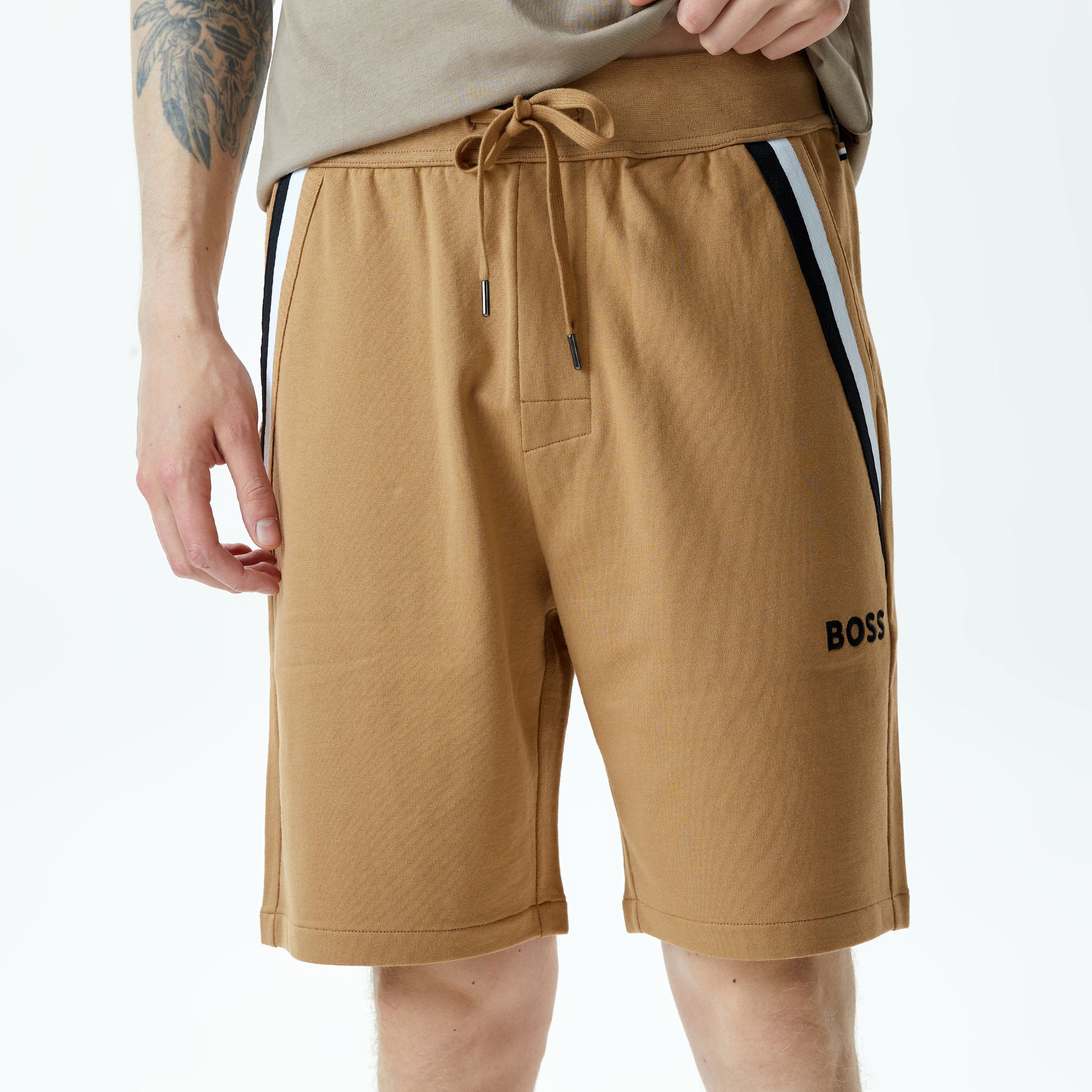 Boss Iconic Erkek Kahverengi Şort
