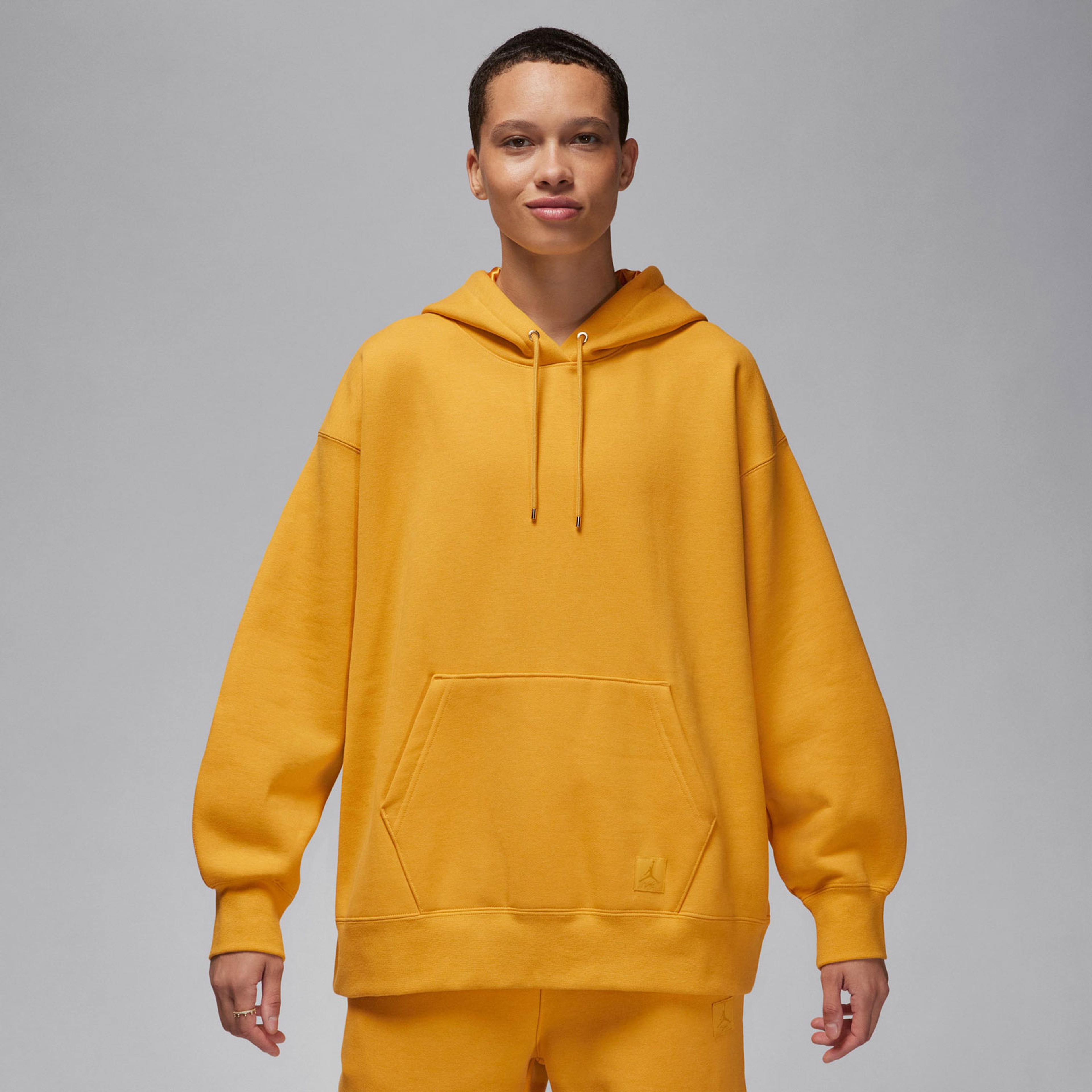 Jordan Flight Fleece Kadın Sarı Sweatshirt