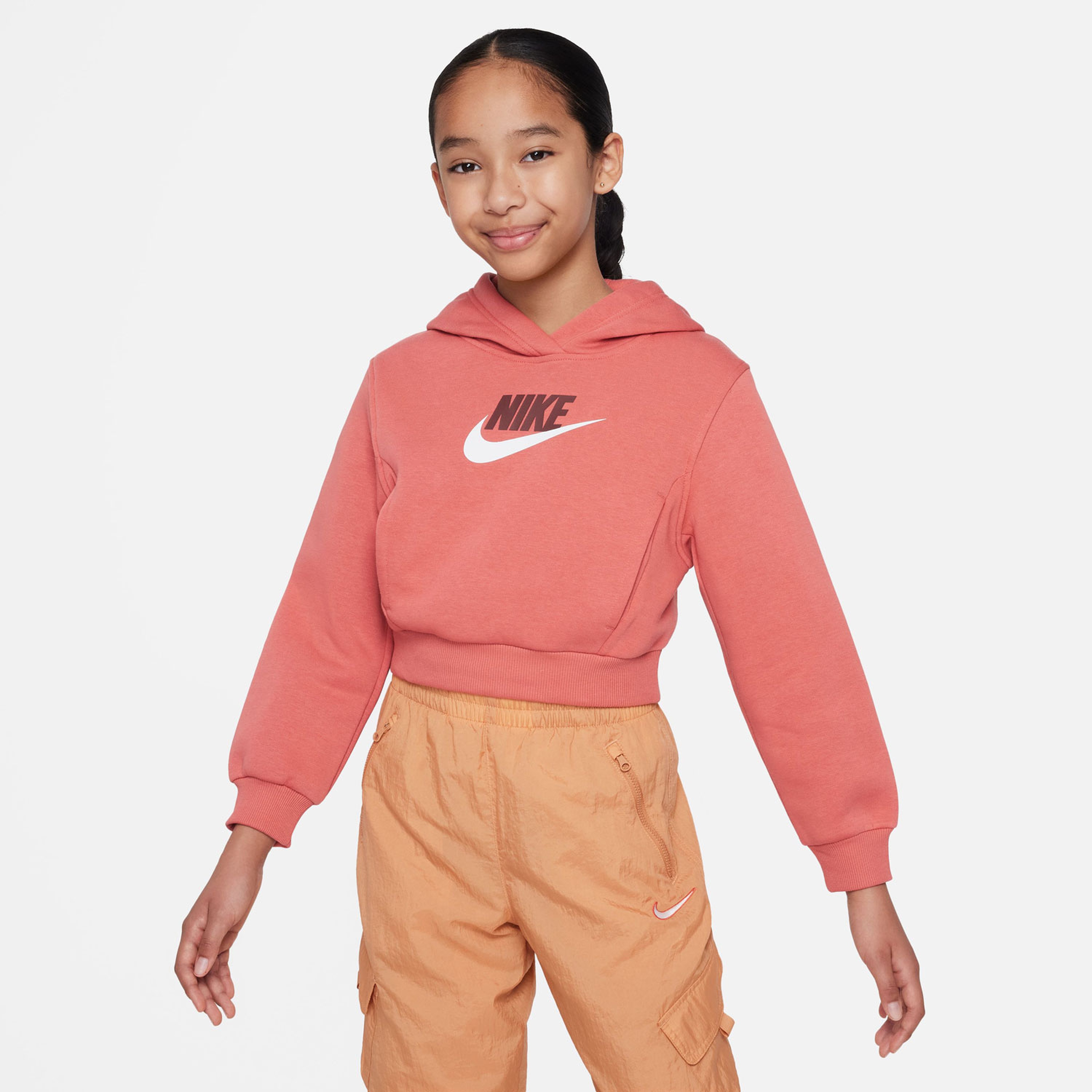 Nike Sportswear Club Fleece Çocuk Pembe Sweatshirt