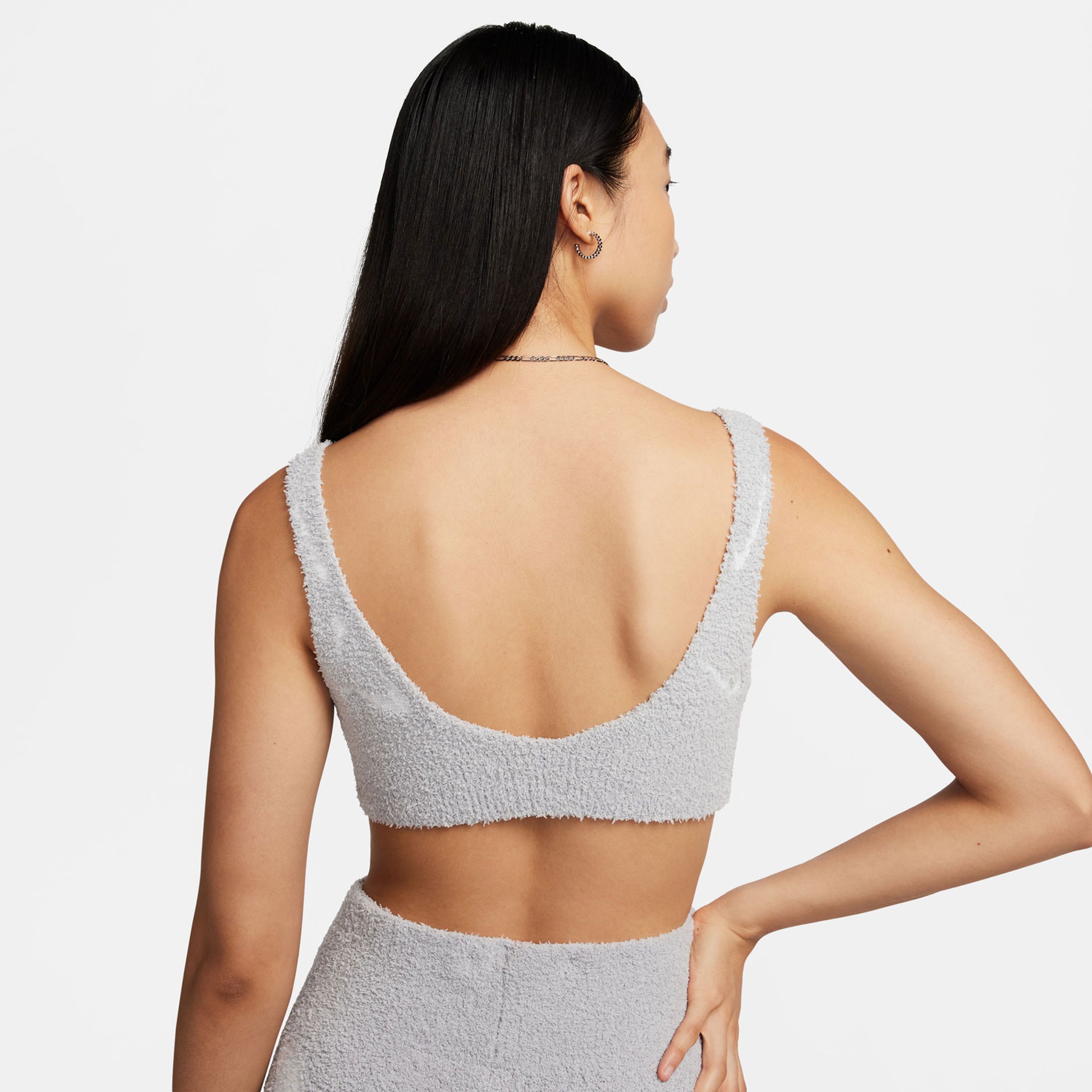 Nike Sportswear Phoenix Cozy Kadın Gri Bra