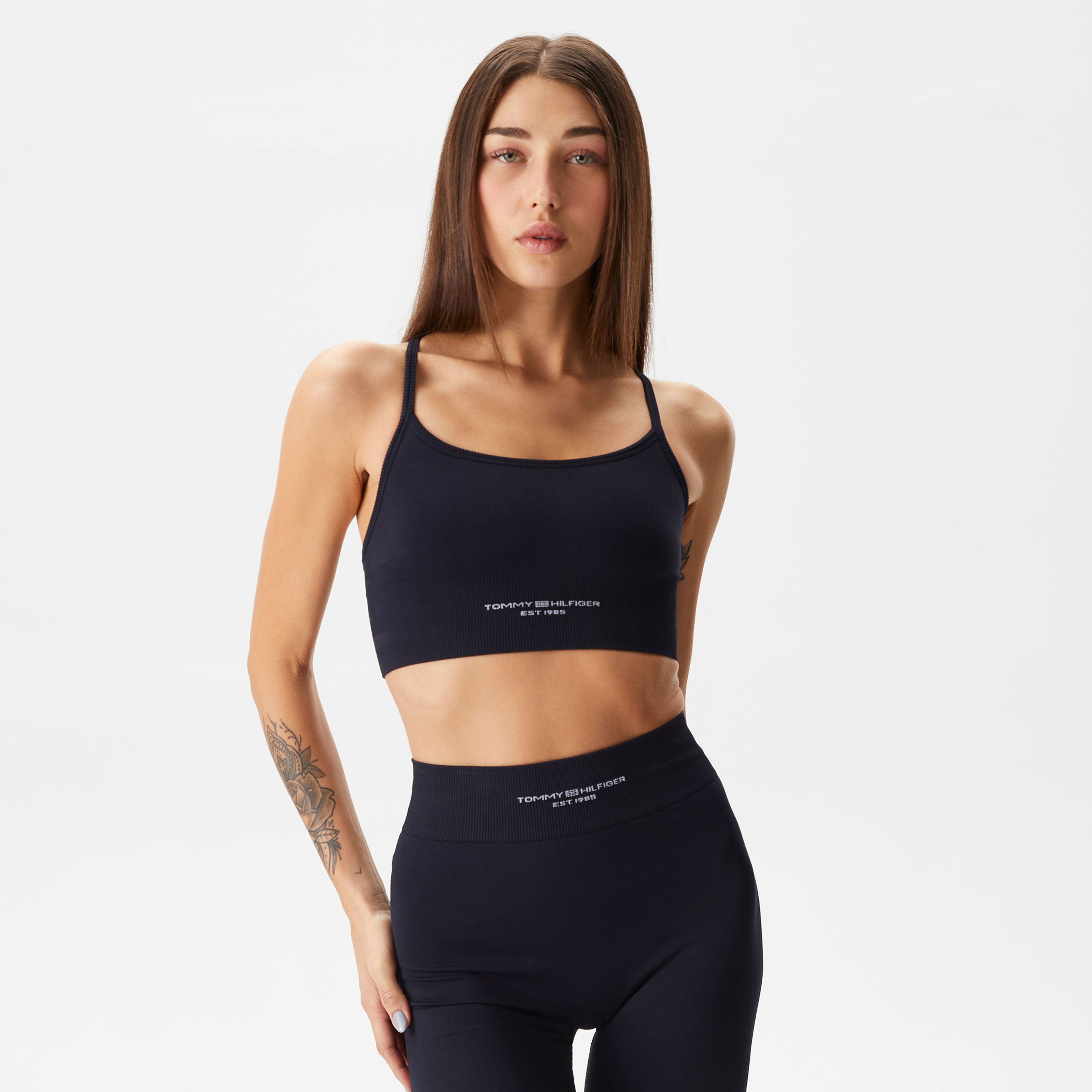 Tommy Hilfiger Mini Low Seam Essential Kadın Lacivert Bra
