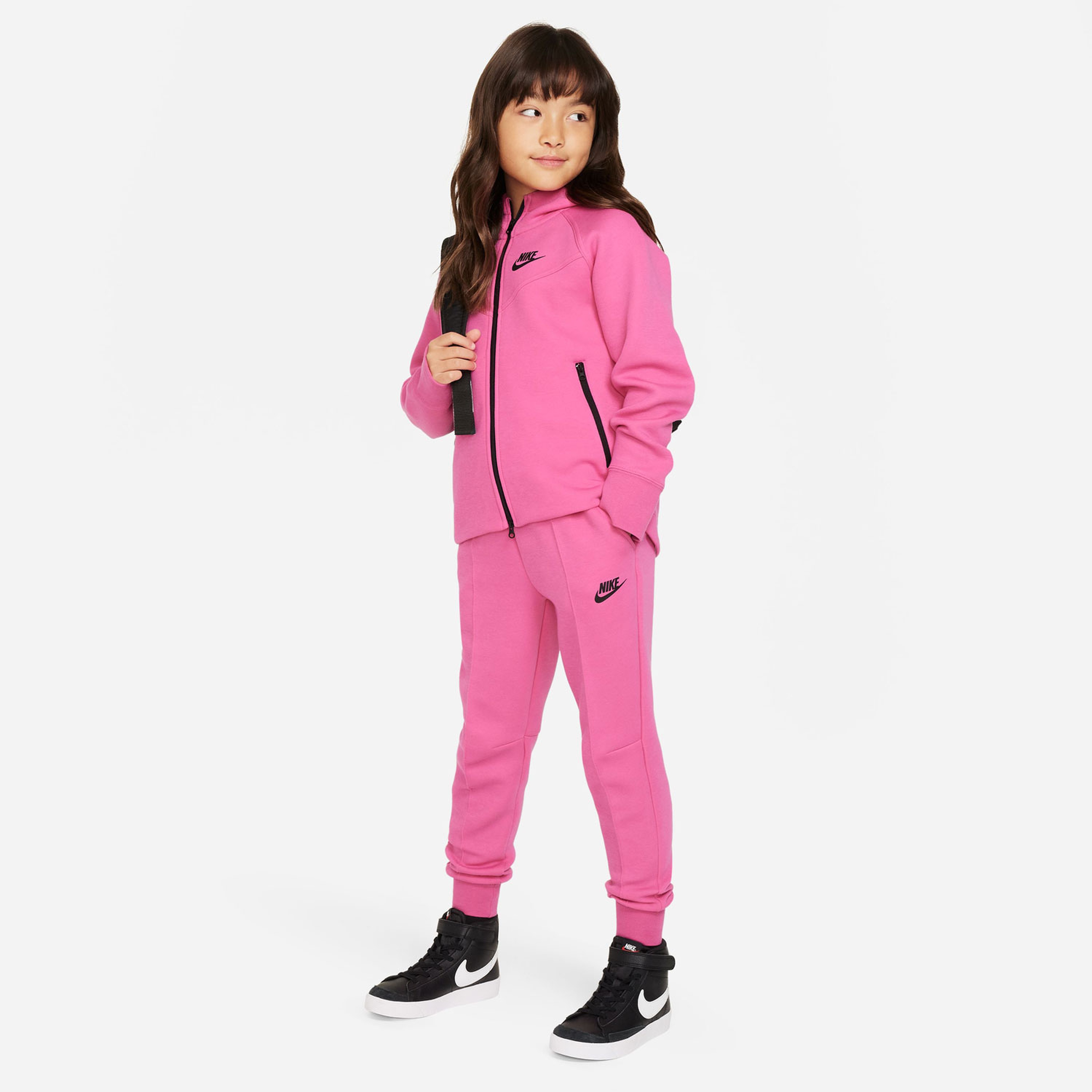 Nike Sportswear Tech Fleece Çocuk Pembe Eşofman Altı