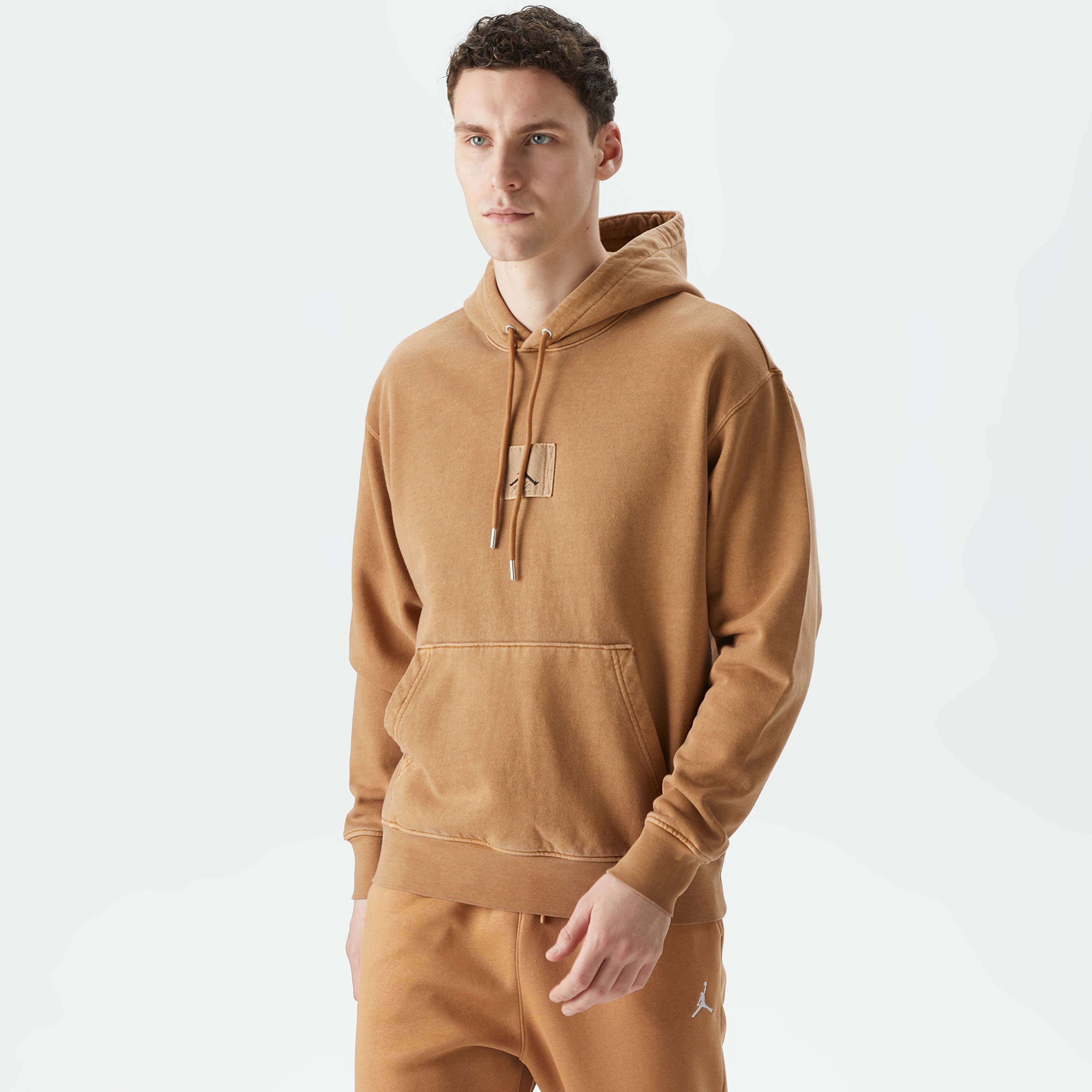 Jordan Essentials Wash Fleece Erkek Kahverengi Sweatshirt