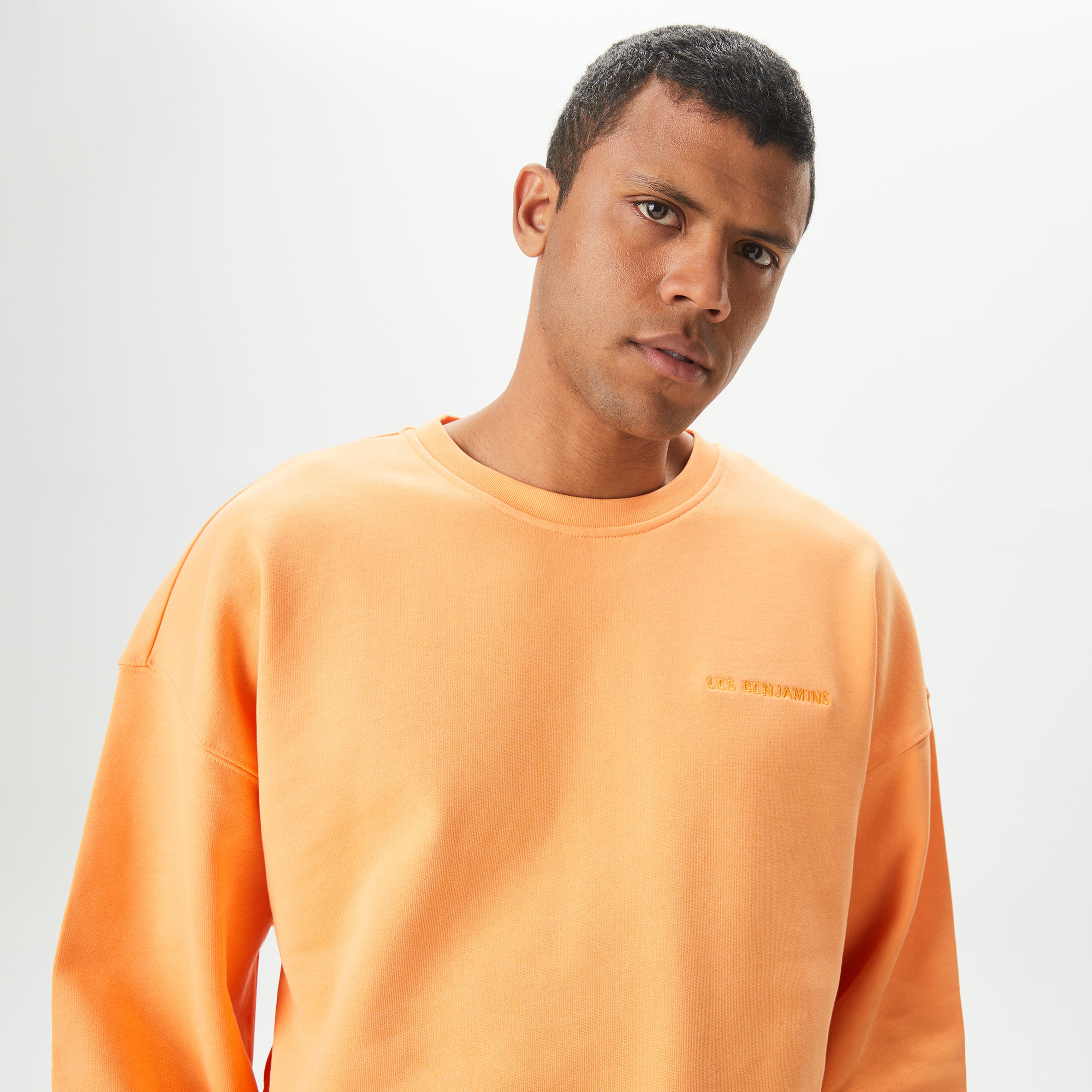 Les Benjamins Essentials 302 Erkek Turuncu Sweatshirt