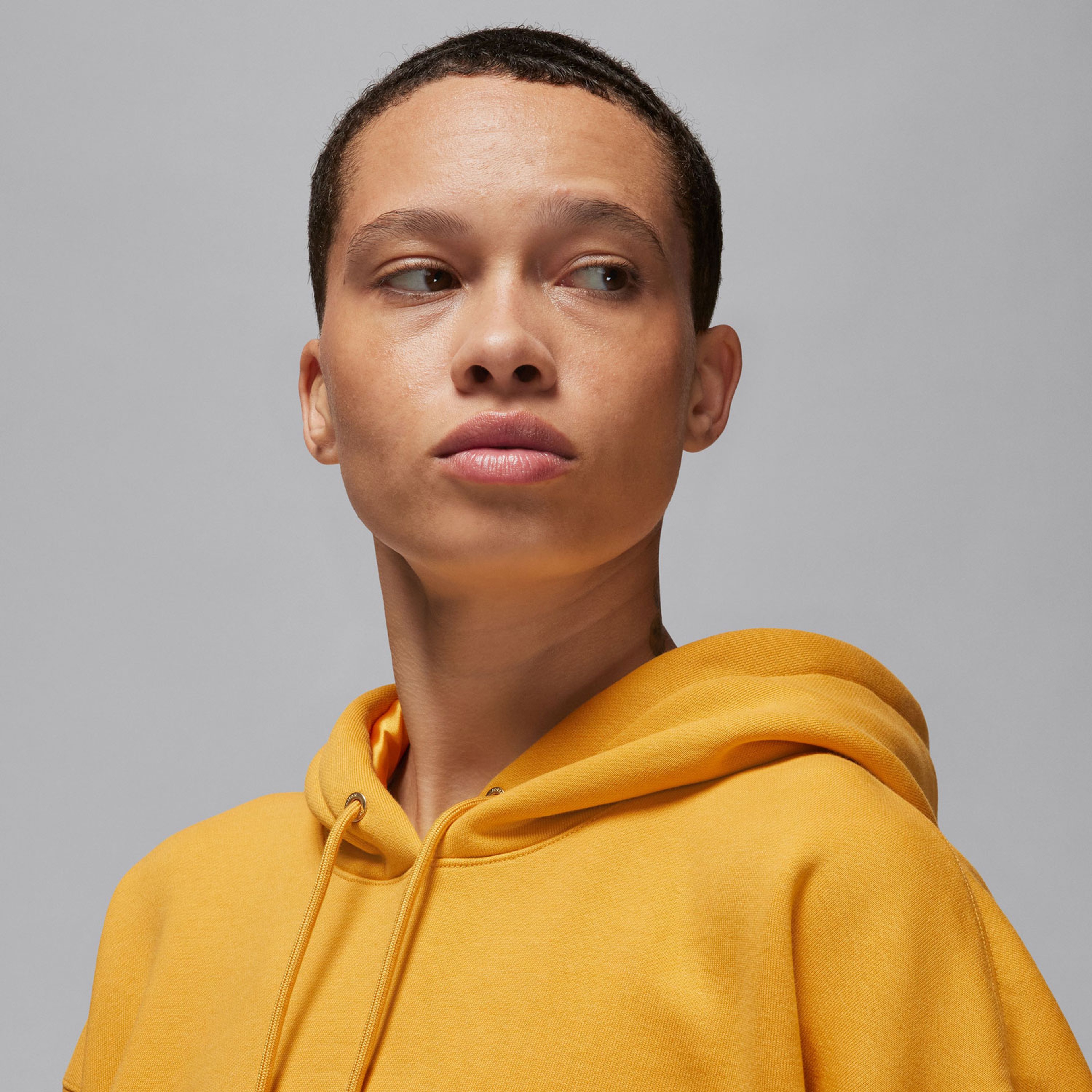 Jordan Flight Fleece Kadın Sarı Sweatshirt