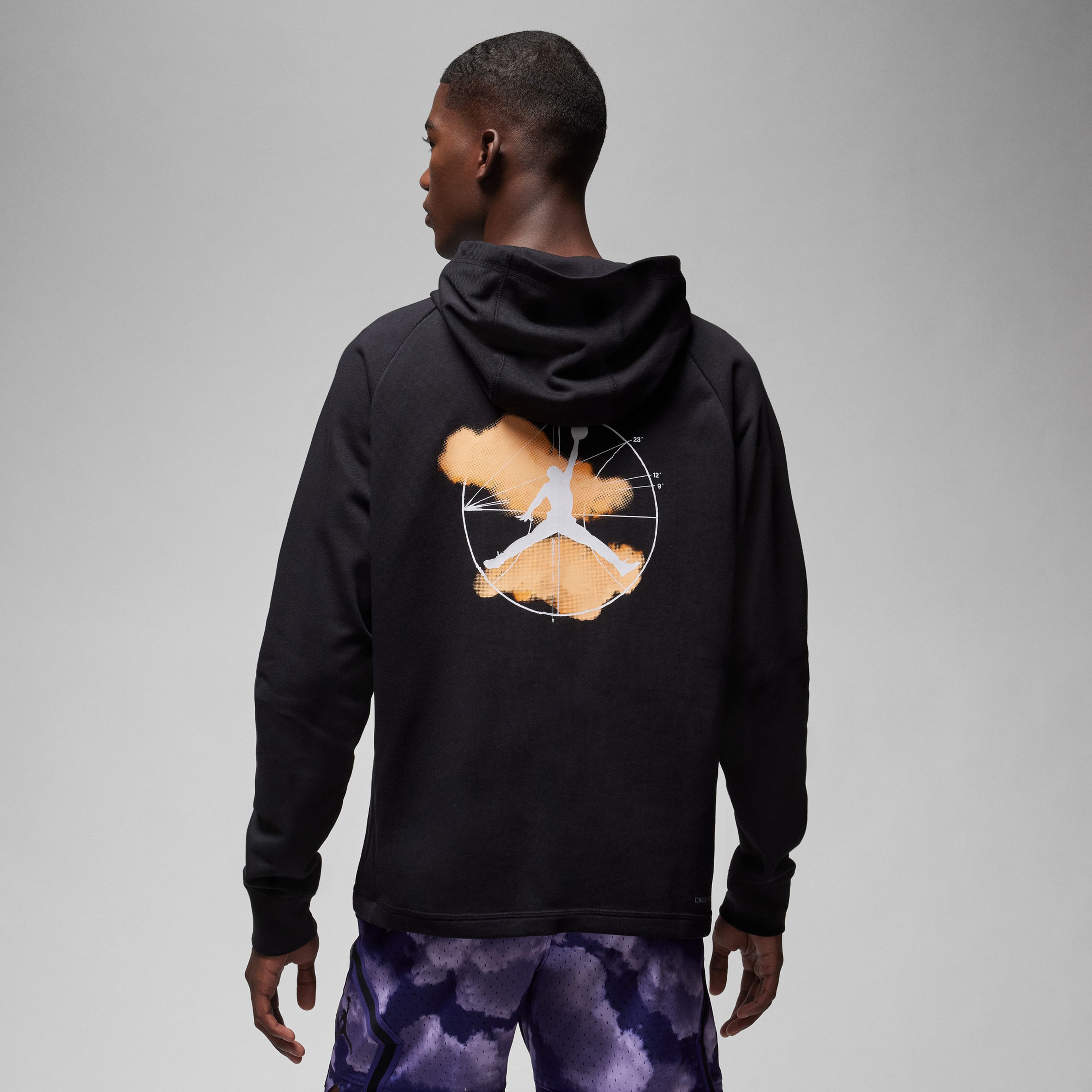 Jordan Dri-FIT Sport Fleece Erkek Siyah Sweatshirt