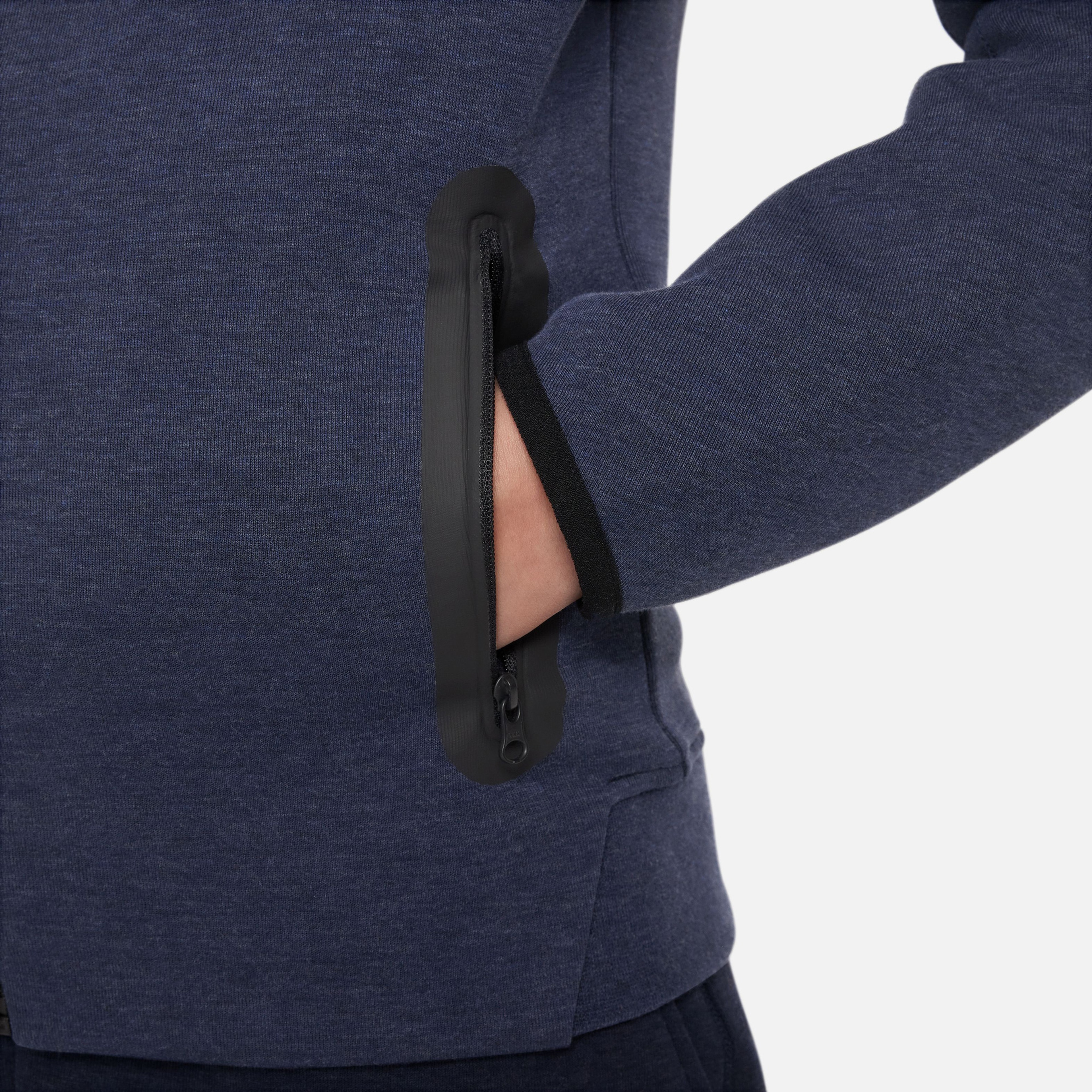 Nike Sportswear Tech Fleece Full Zip Çocuk Mavi Sweatshirt