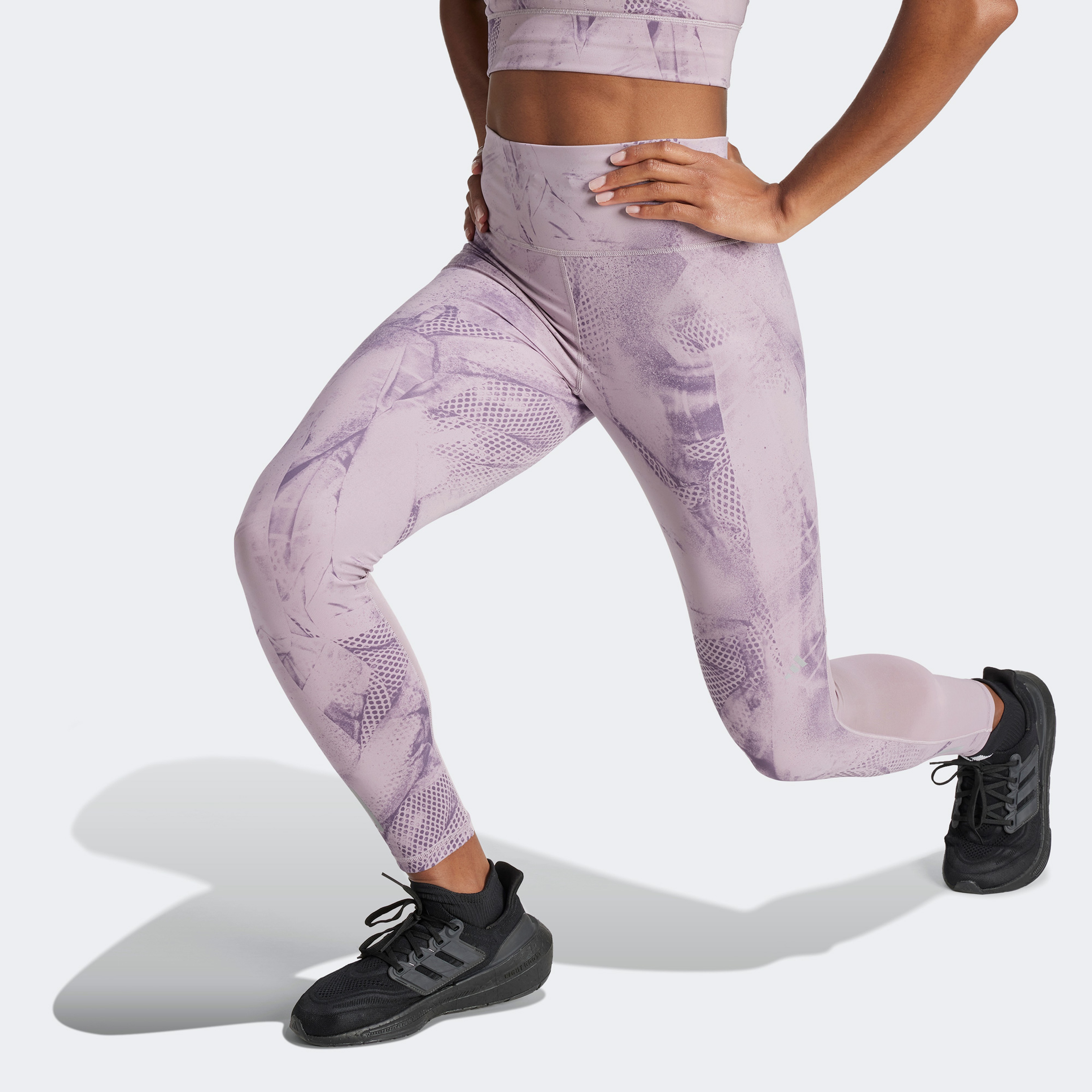 adidas Ultimate 7/8 Kadın Mor Tayt