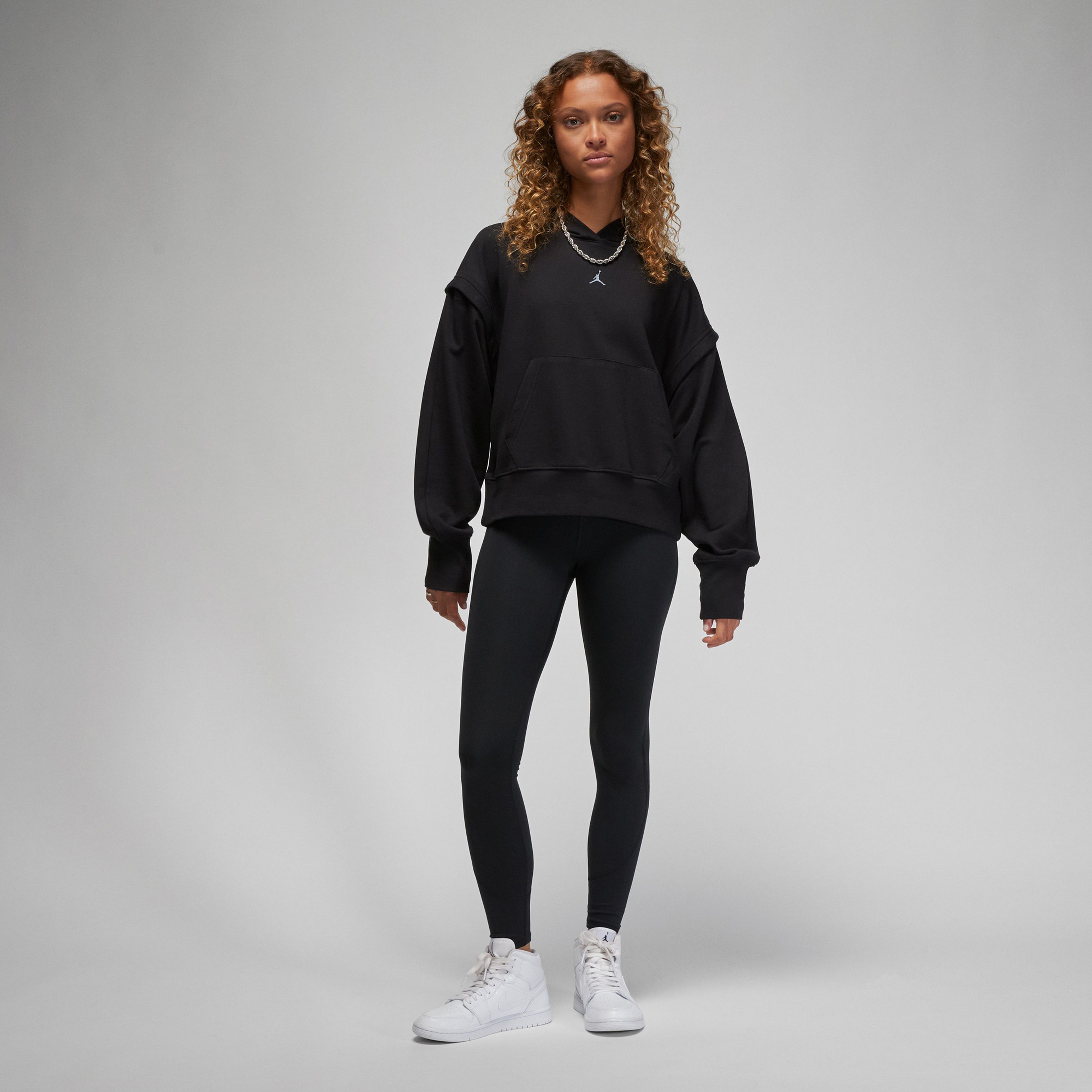 Jordan Sport Fleece Kadın Siyah Sweatshirt