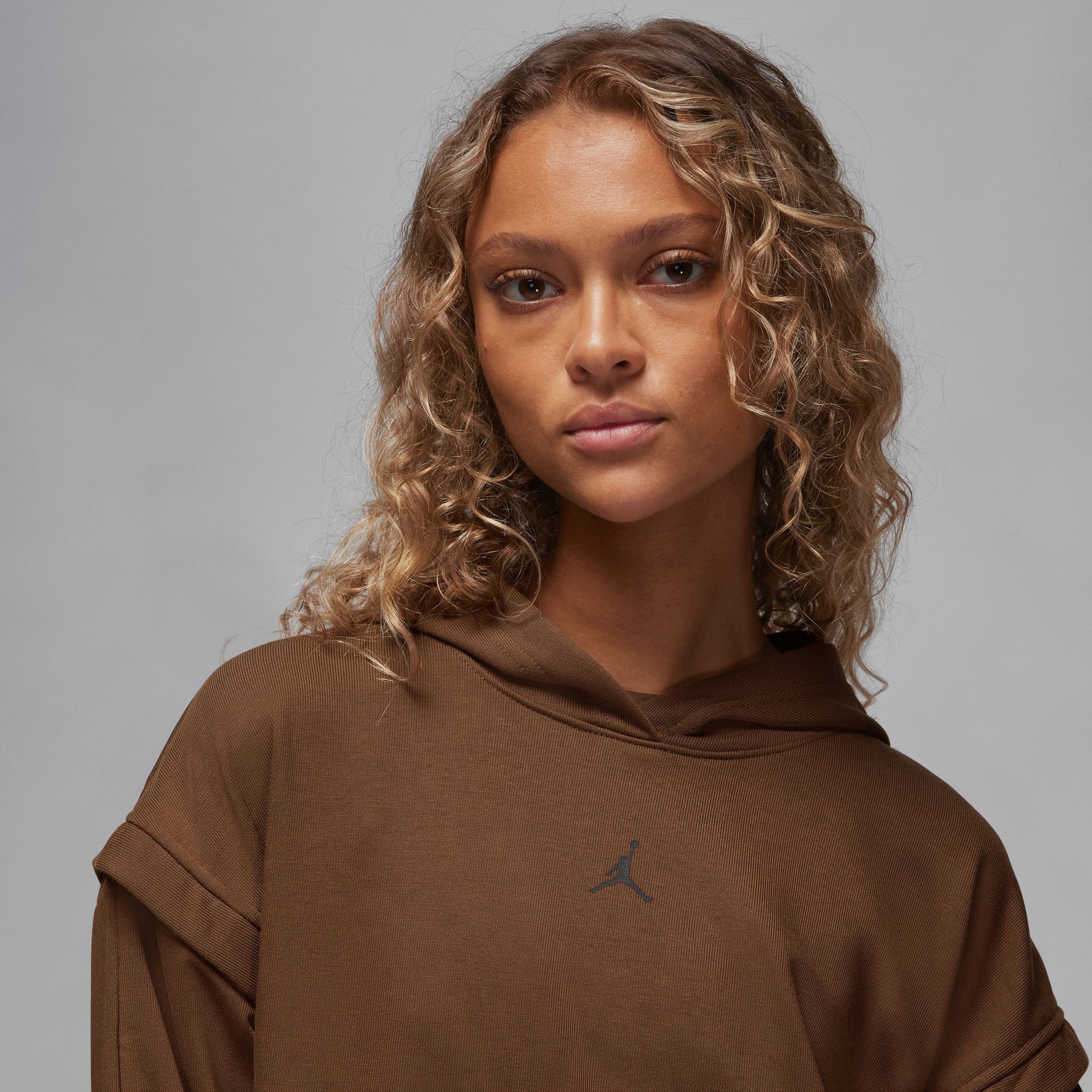 Jordan Sport Fleece Kadın Kahverengi Sweatshirt