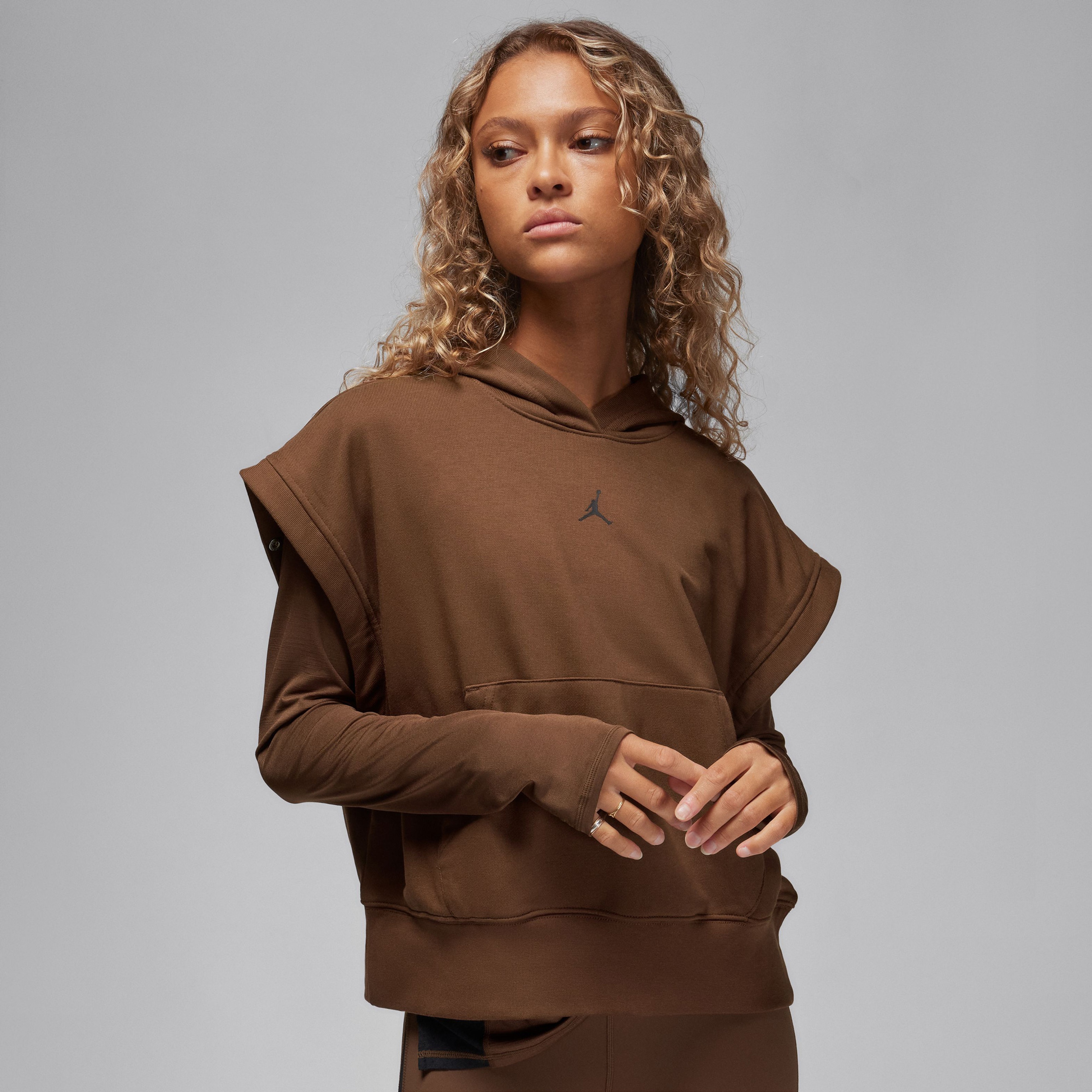 Jordan Sport Fleece Kadın Kahverengi Sweatshirt