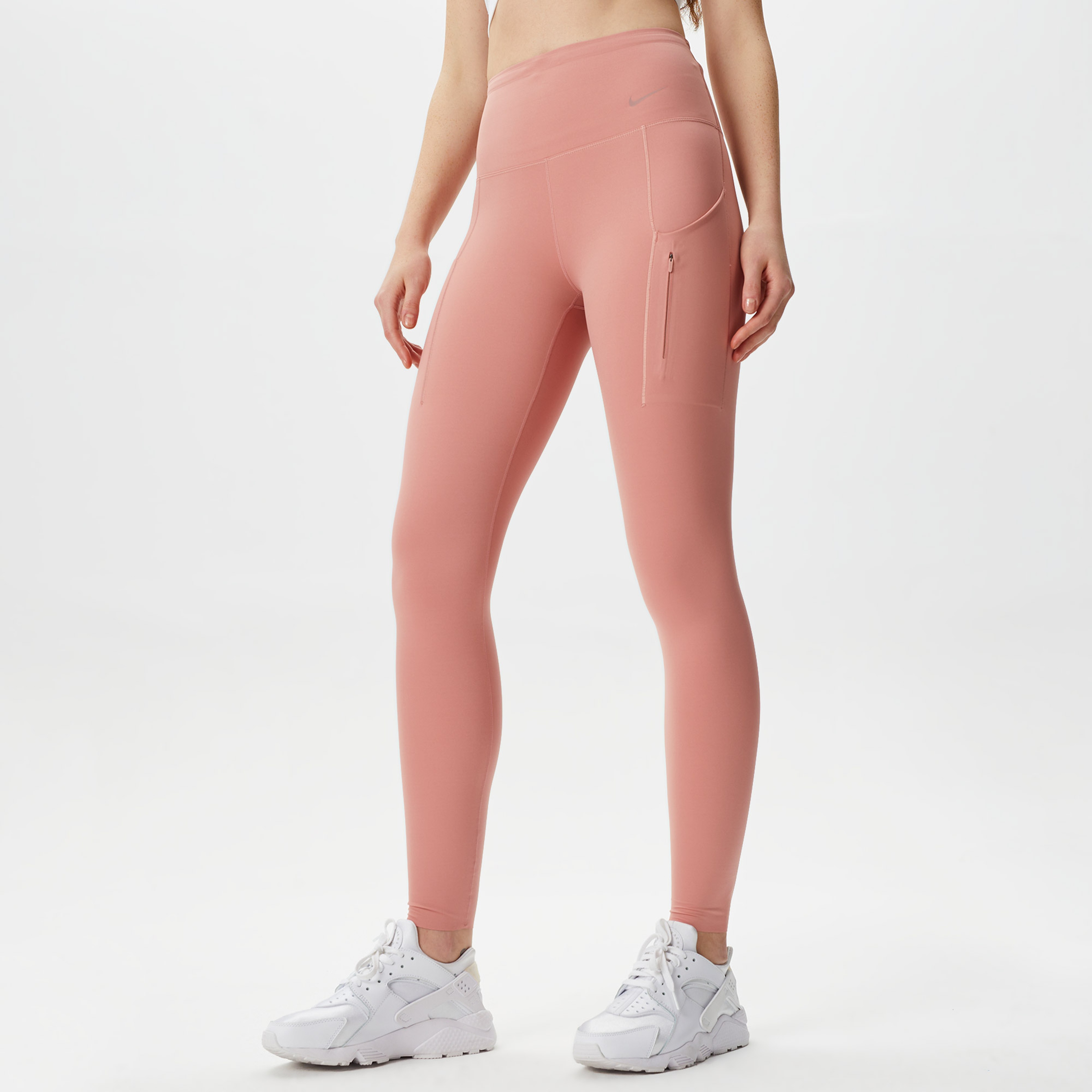 Nike Dri-FIT Go High Rise 7/8 Kadın Kırmızı Tayt