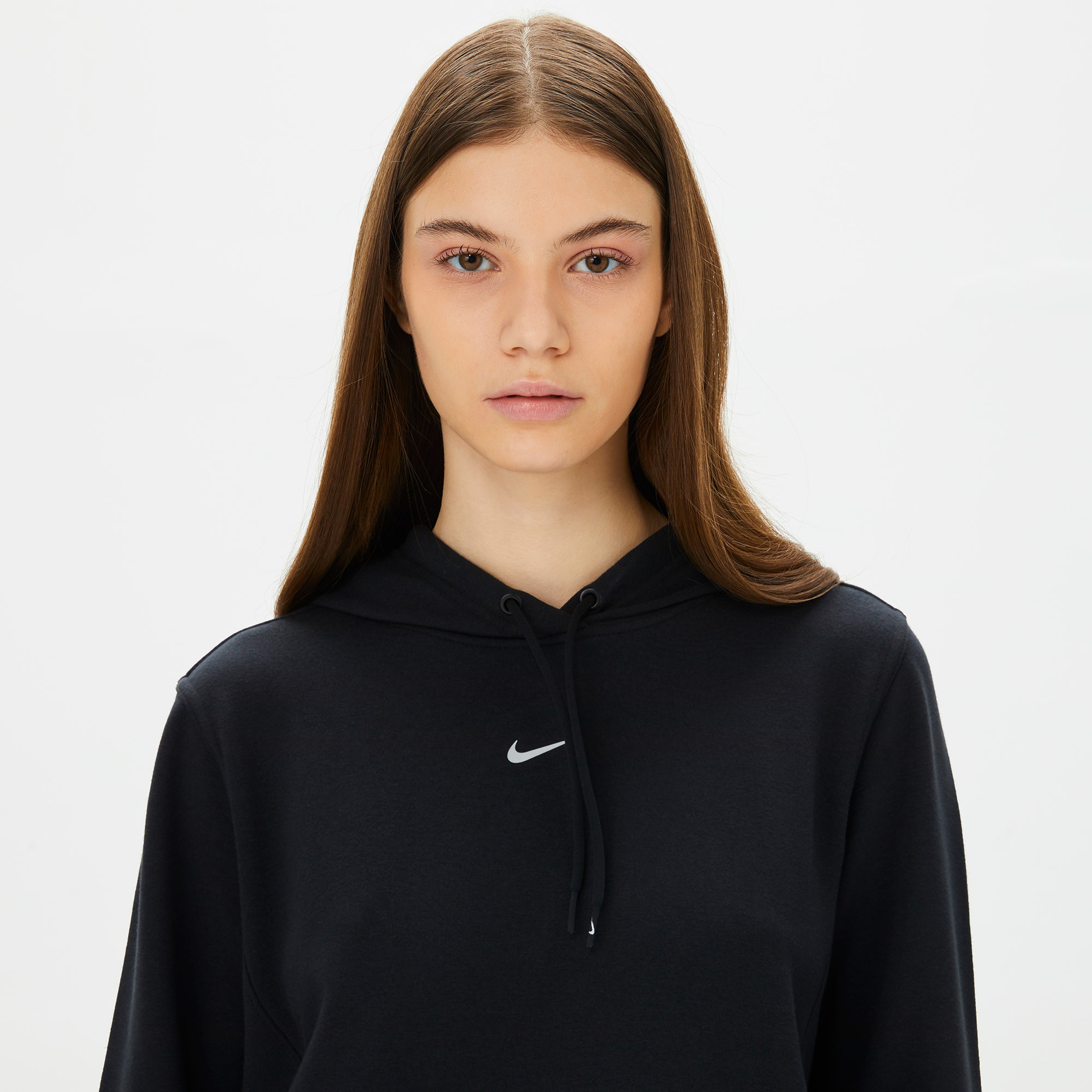 Nike Dri-FIT One Hoodie Kadın Siyah Sweatshirt