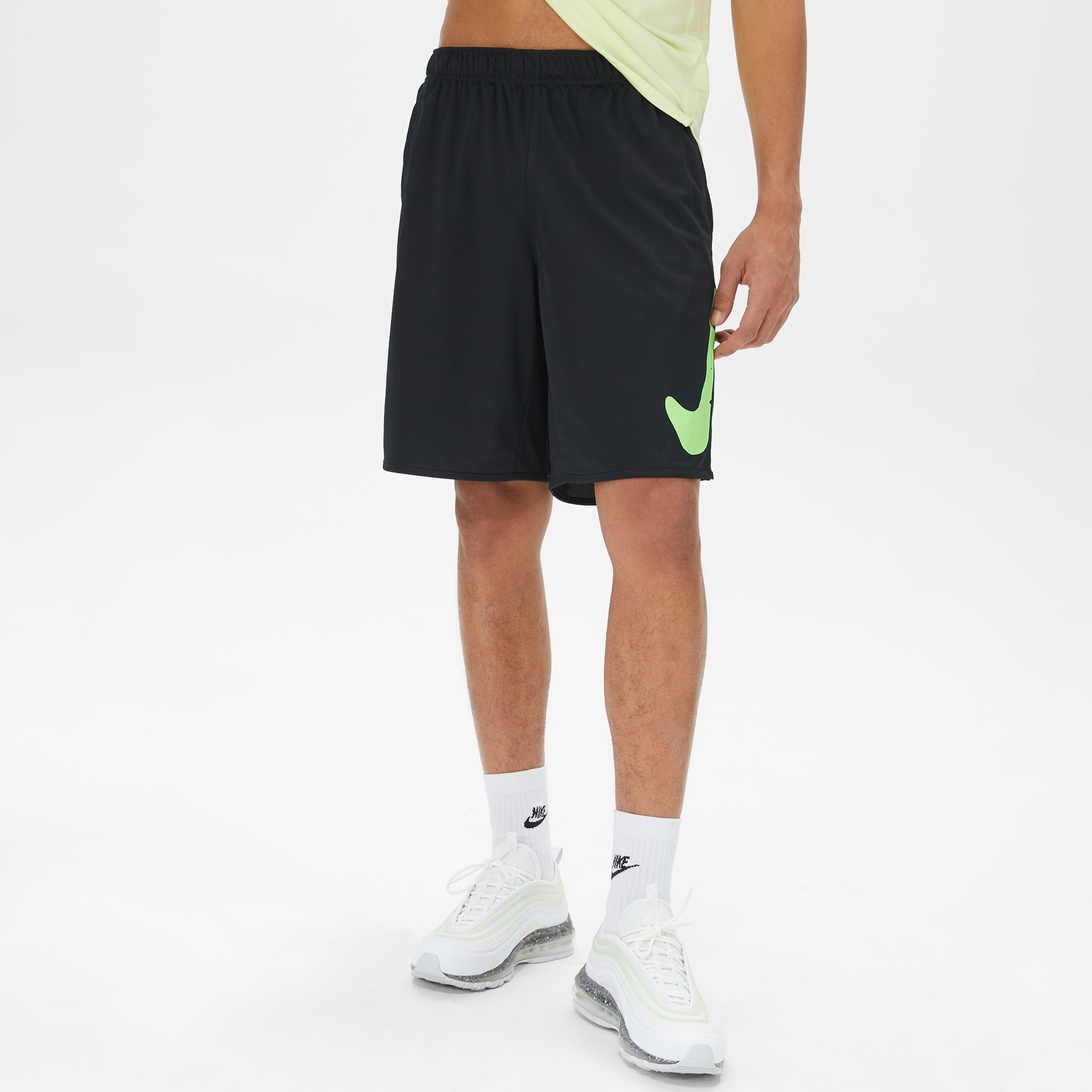 Nike Dri-FIT S72 Totality Knit Erkek Siyah Şort