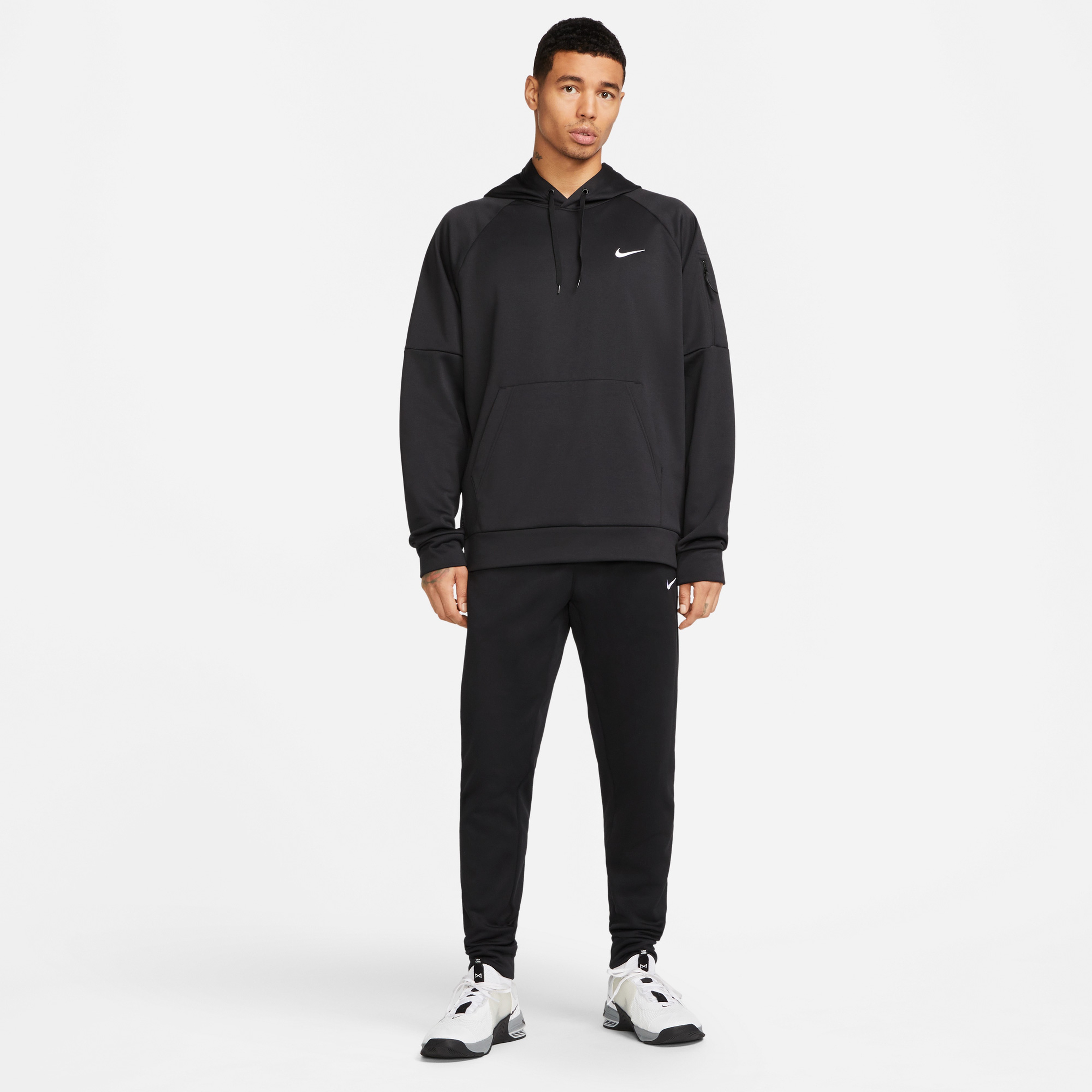 Nike Therma-FIT Hoodie Erkek Siyah Sweatshirt