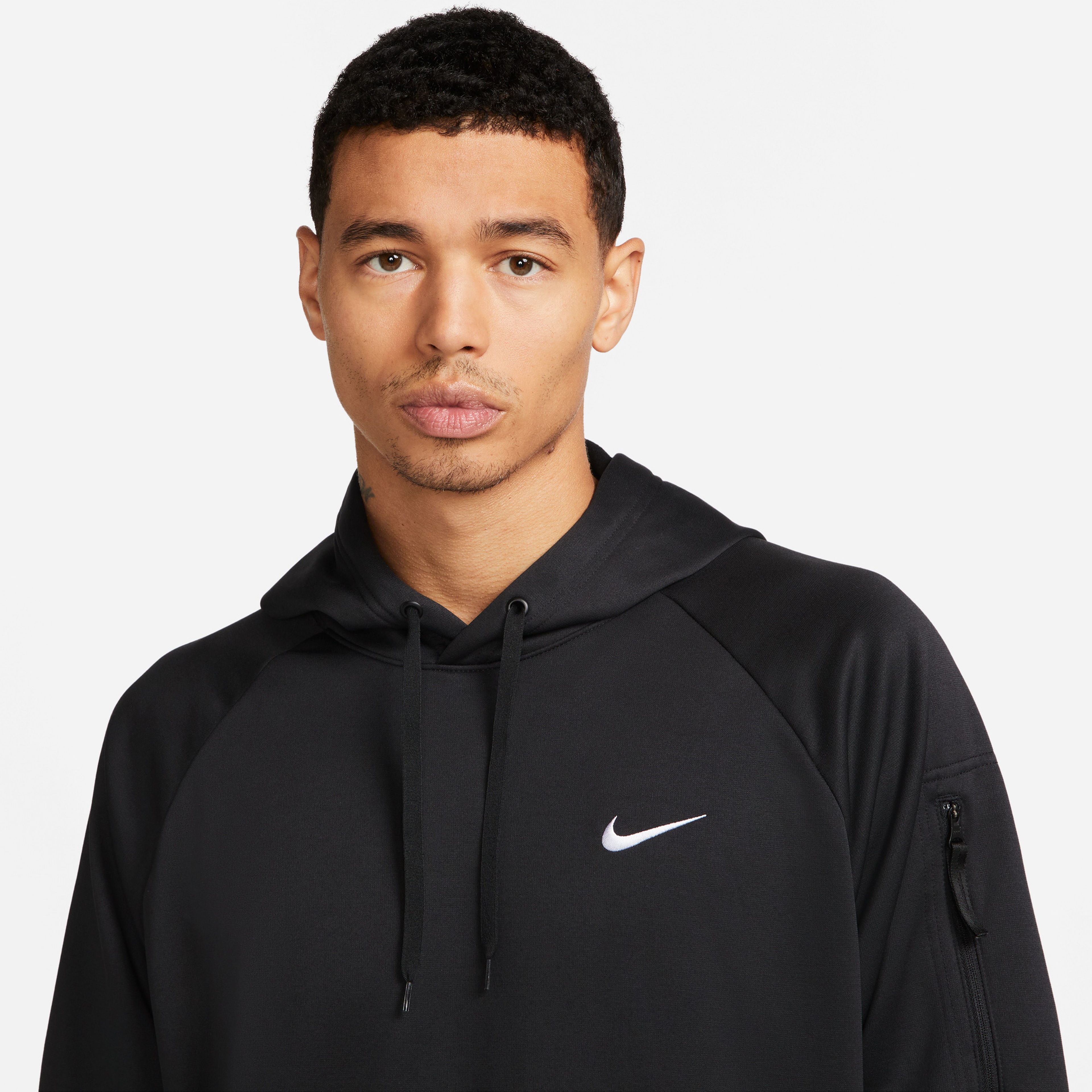 Nike Therma-FIT Hoodie Erkek Siyah Sweatshirt