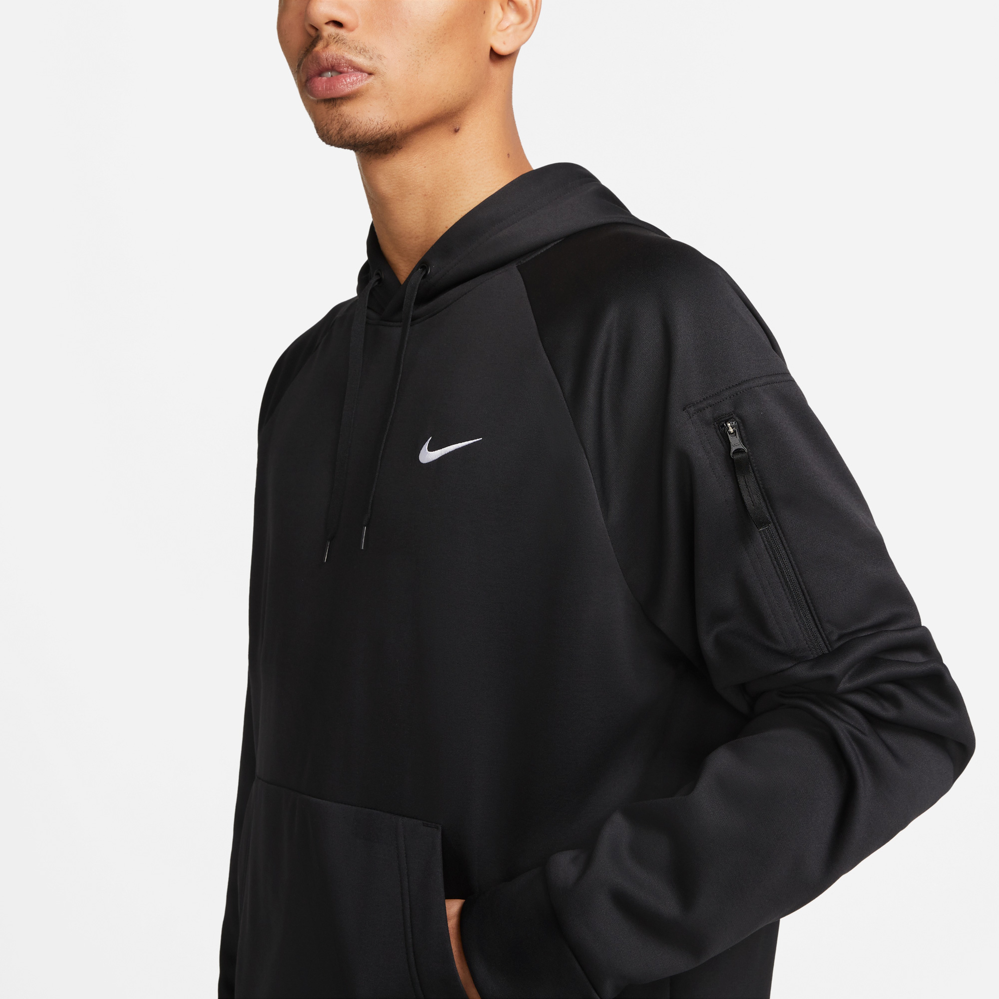 Nike Therma-FIT Hoodie Erkek Siyah Sweatshirt