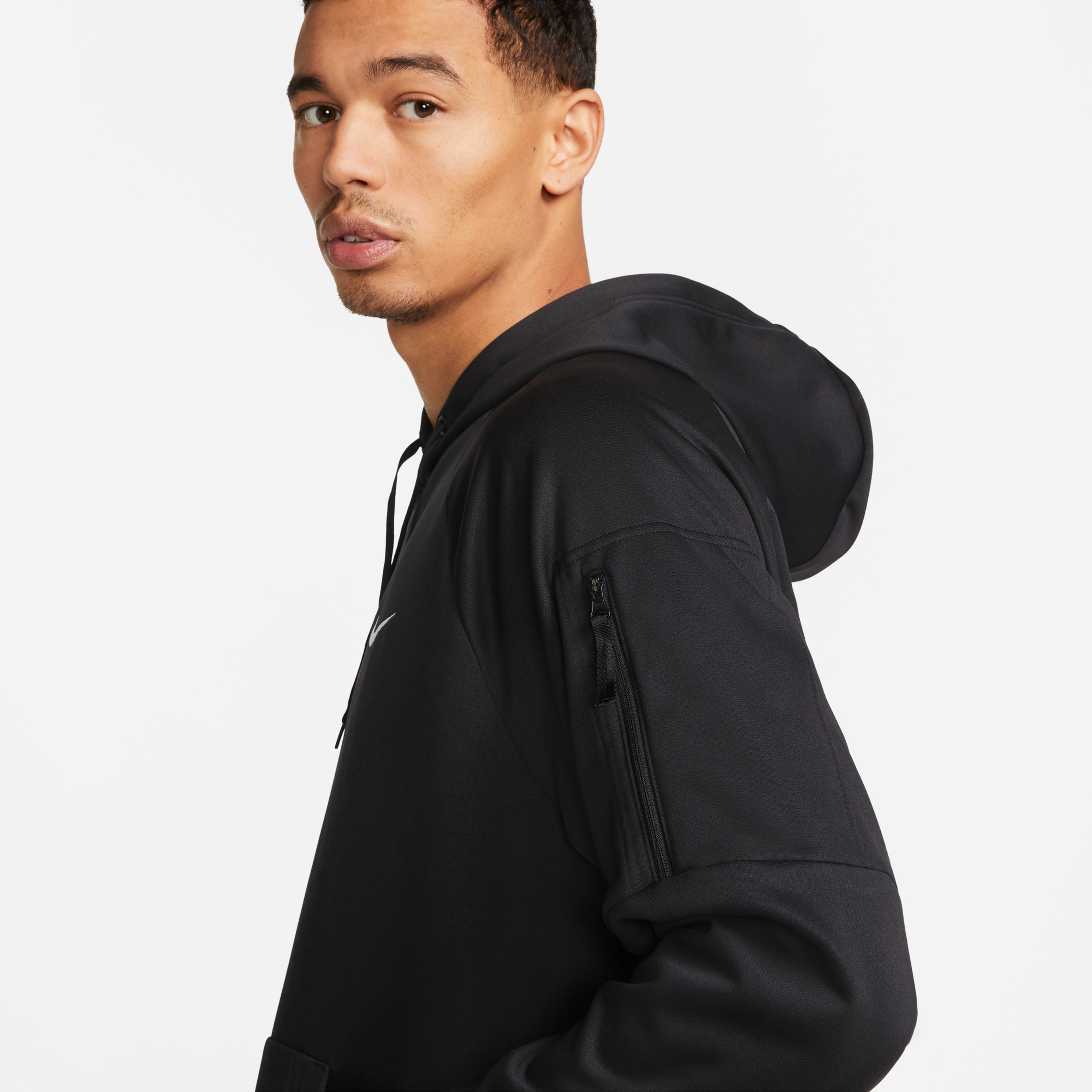 Nike Therma-FIT Hoodie Erkek Siyah Sweatshirt