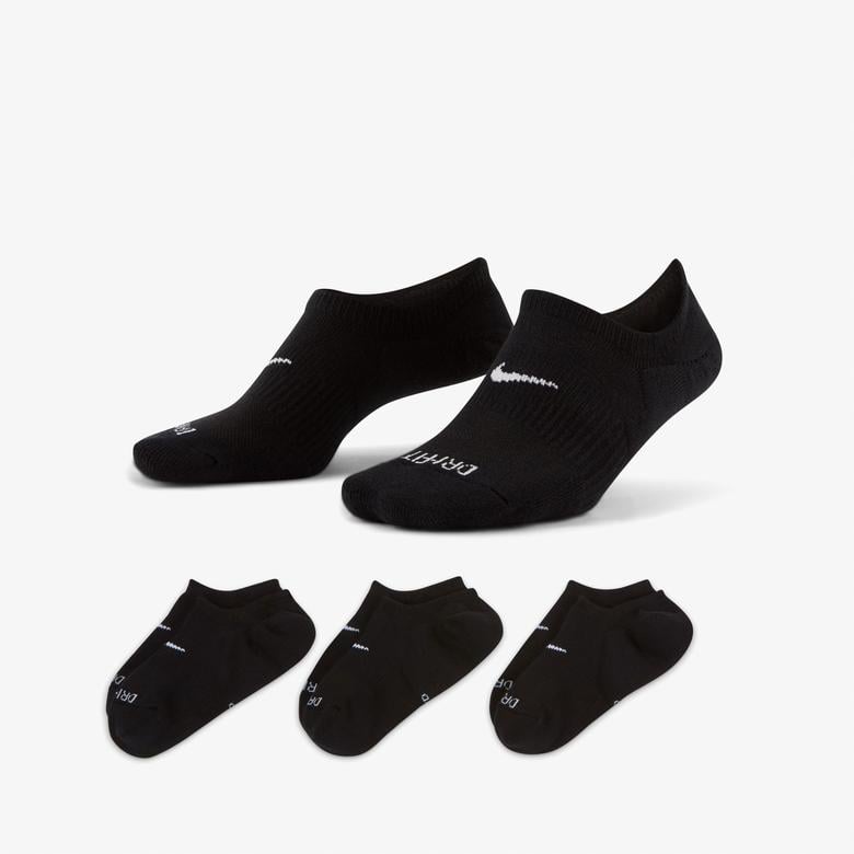 Nike Everyday Plus Cush Footie Unisex Siyah Çorap