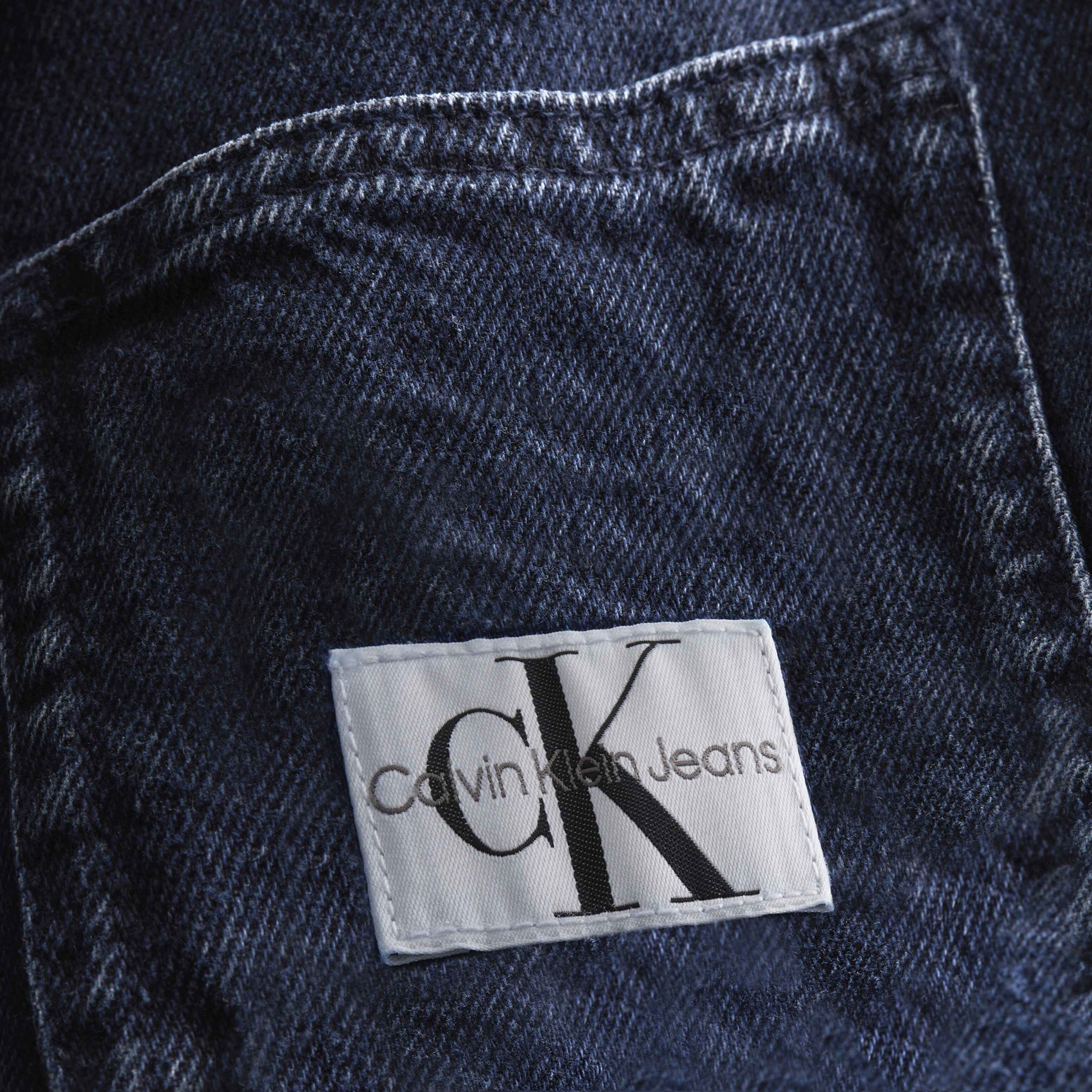 Calvin Klein Jeans Relaxed Linear Denim Erkek Mavi Gömlek