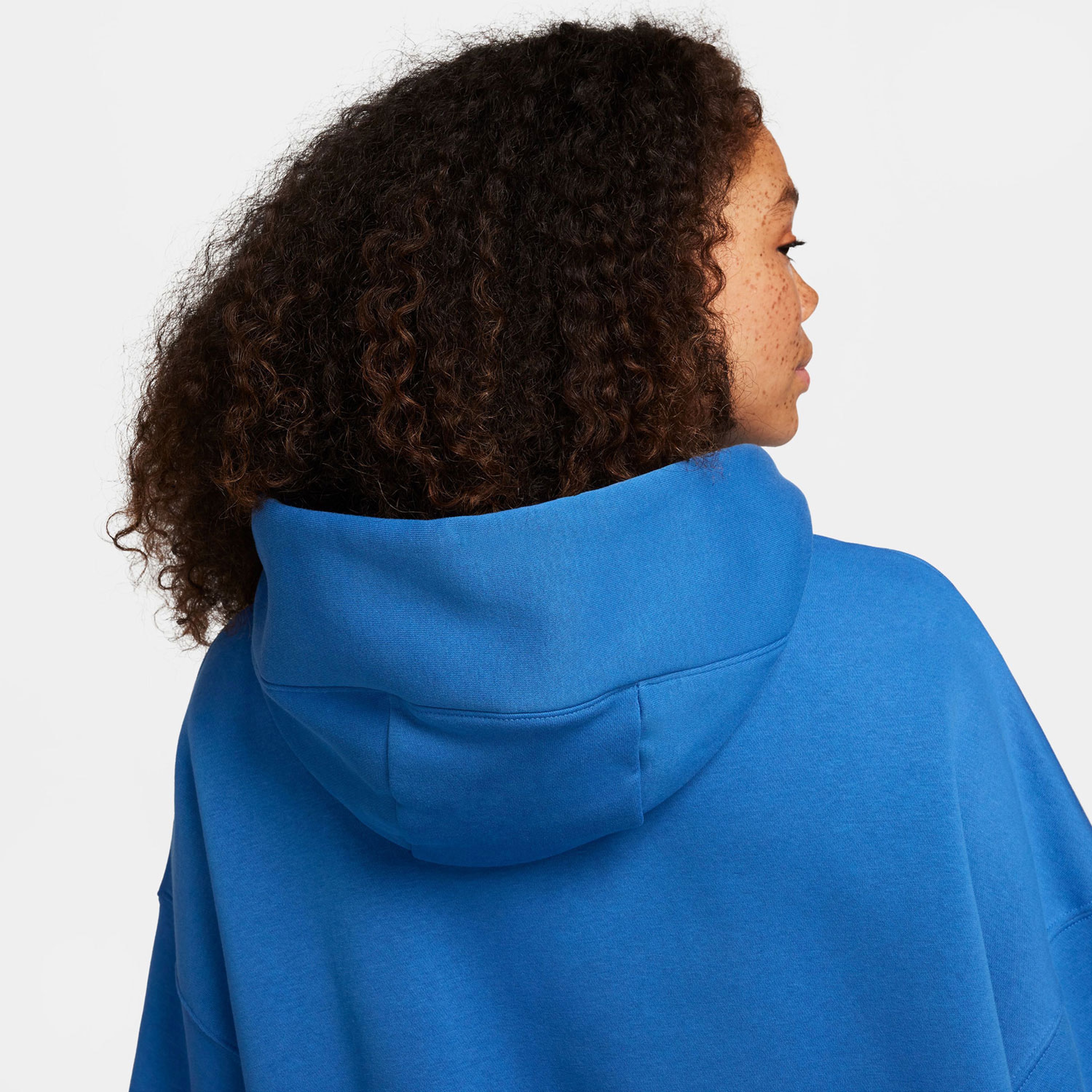 Nike Sportswear Phoenix Fleece Kadın Mavi Sweatshirt