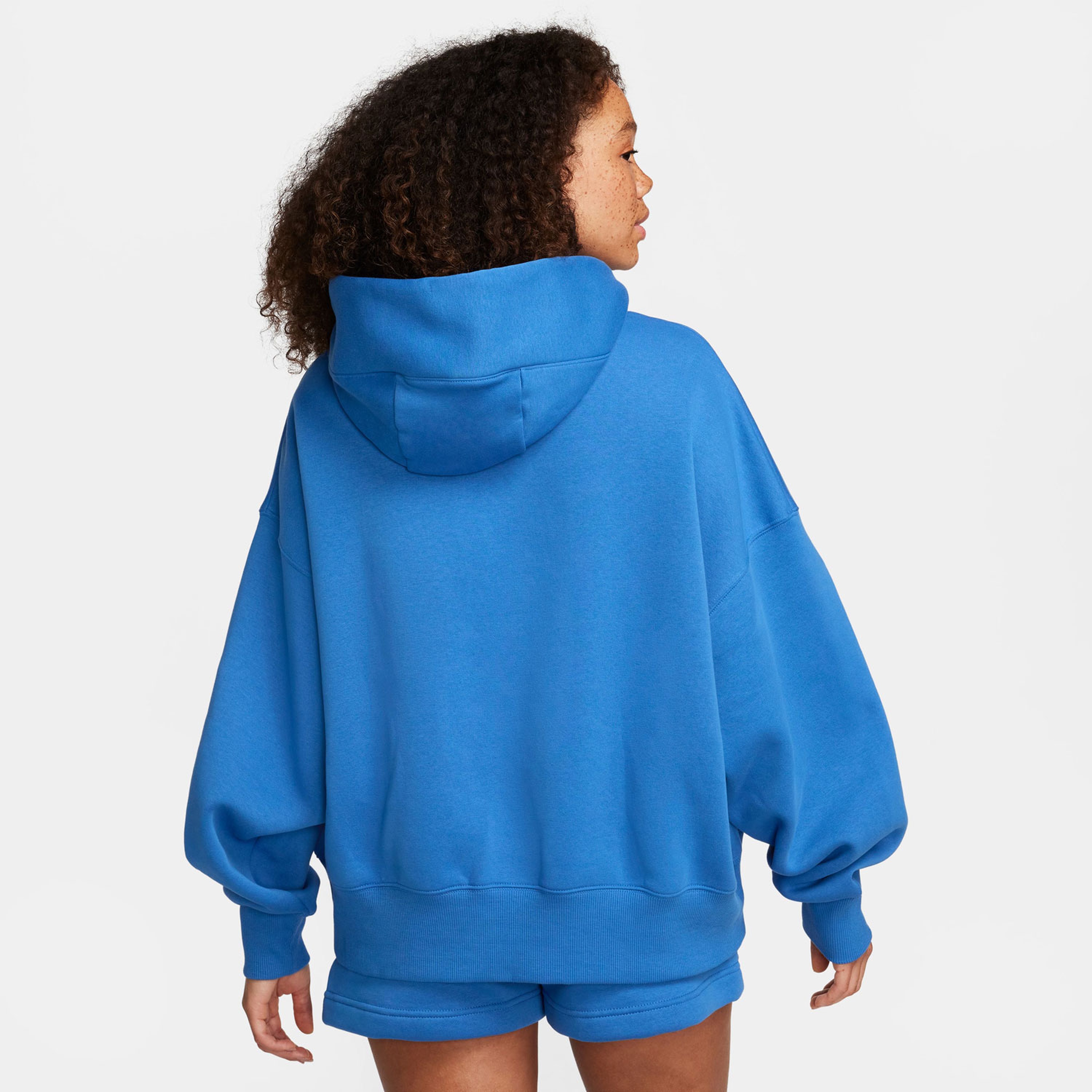 Nike Sportswear Phoenix Fleece Kadın Mavi Sweatshirt