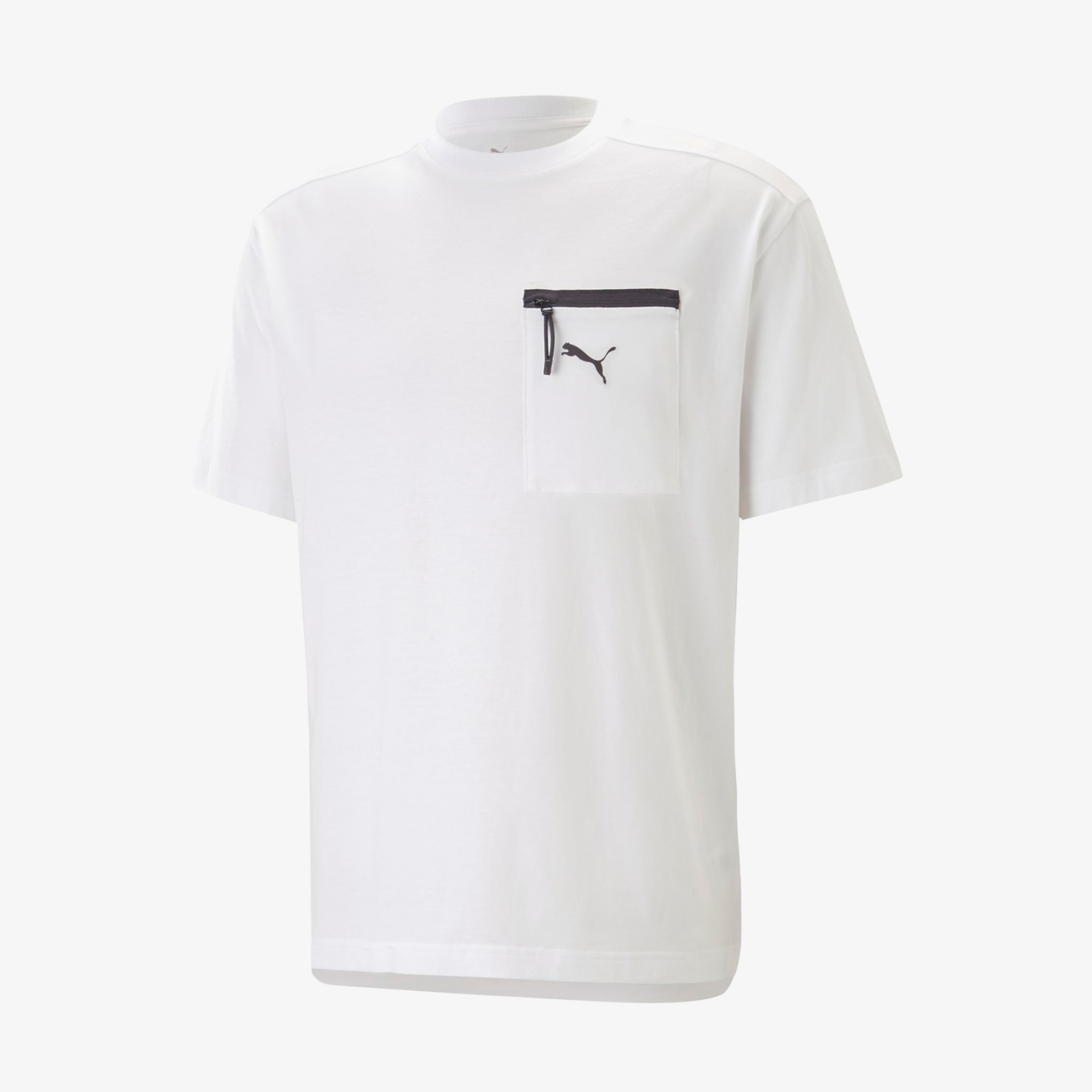 Puma Open Road Erkek Beyaz Günlük T-Shirt