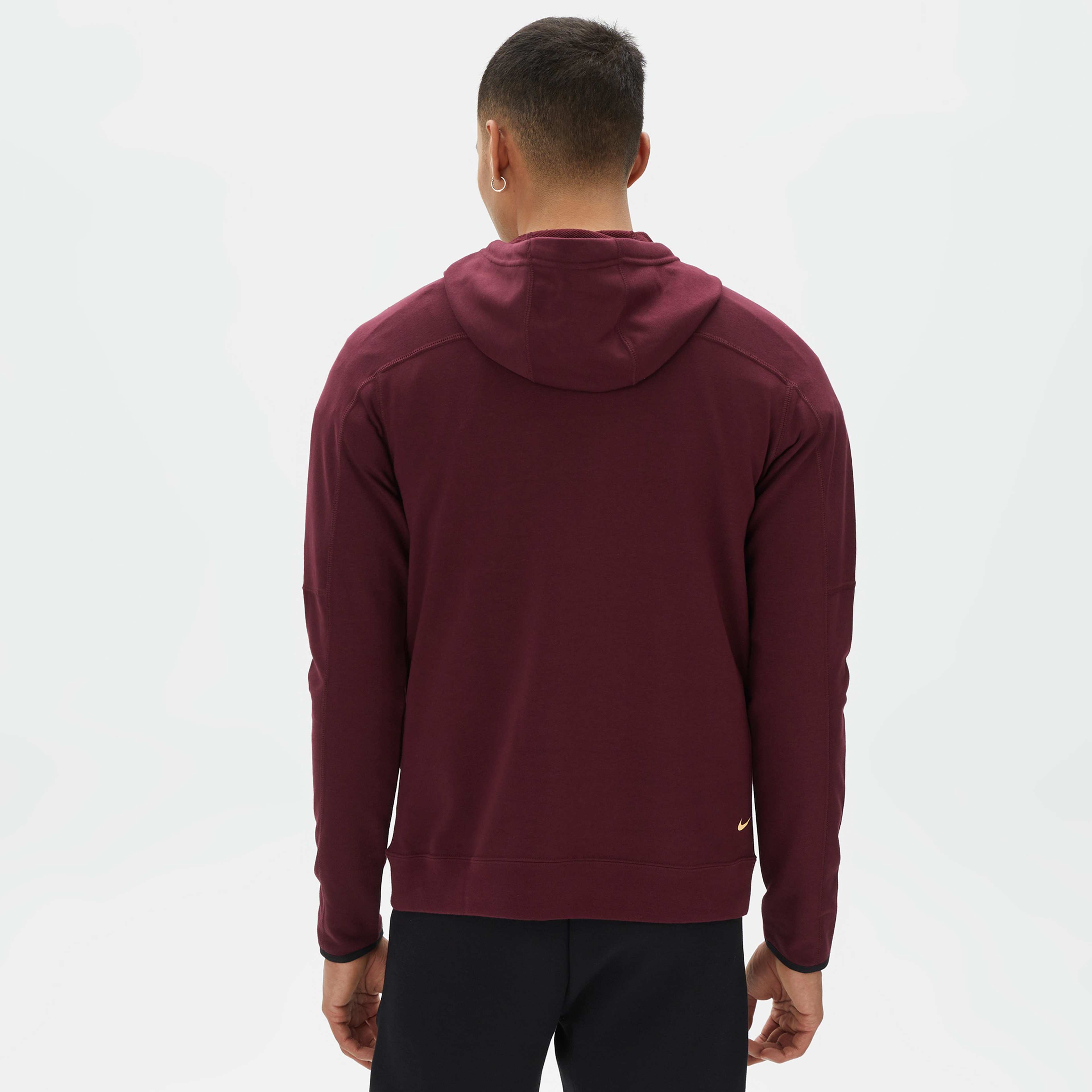 Nike Dri-FIT Trail Magic Hour Hoodie Erkek Bordo Sweatshirt