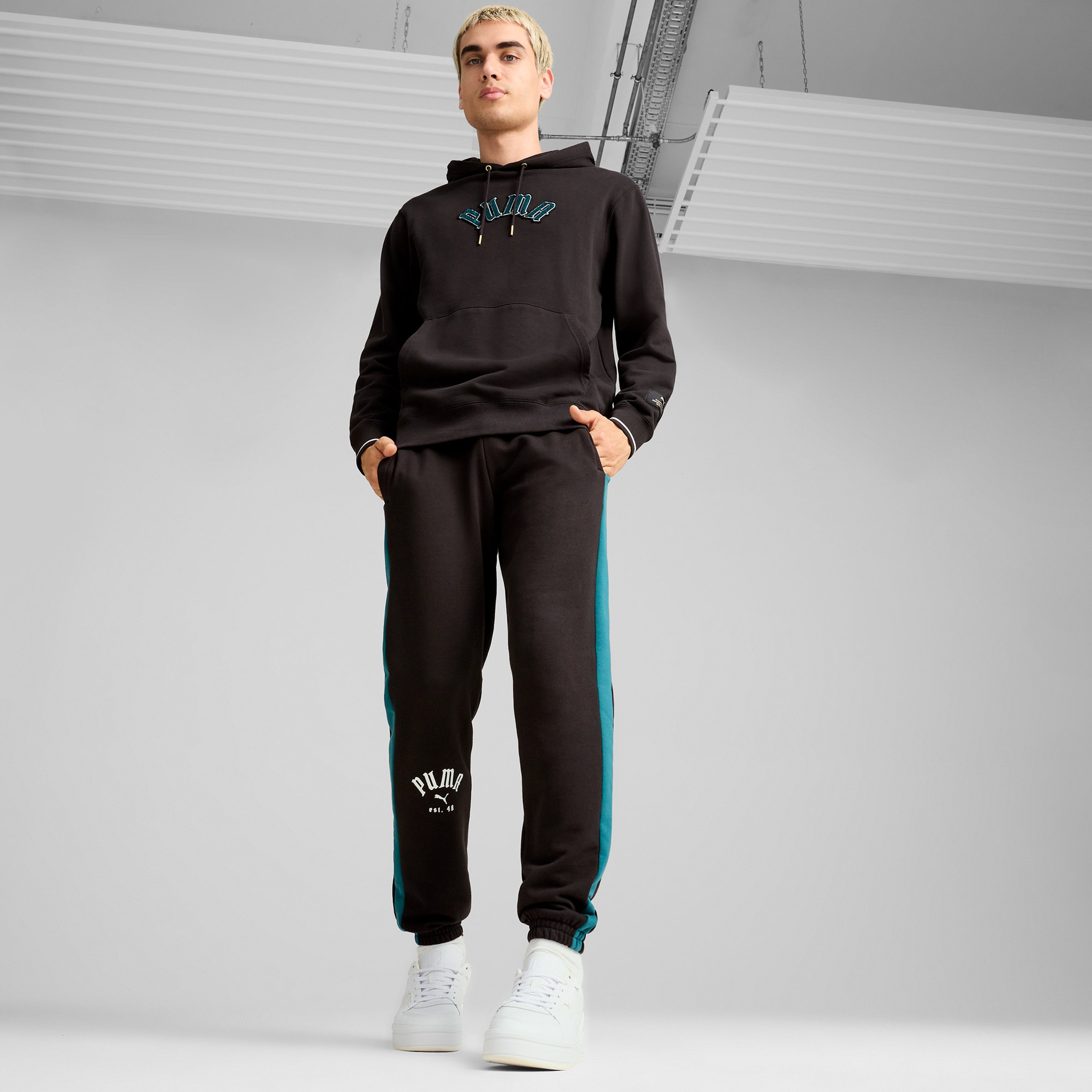 Puma T7 Play.Parıs. Unisex Siyah Eşofman Altı