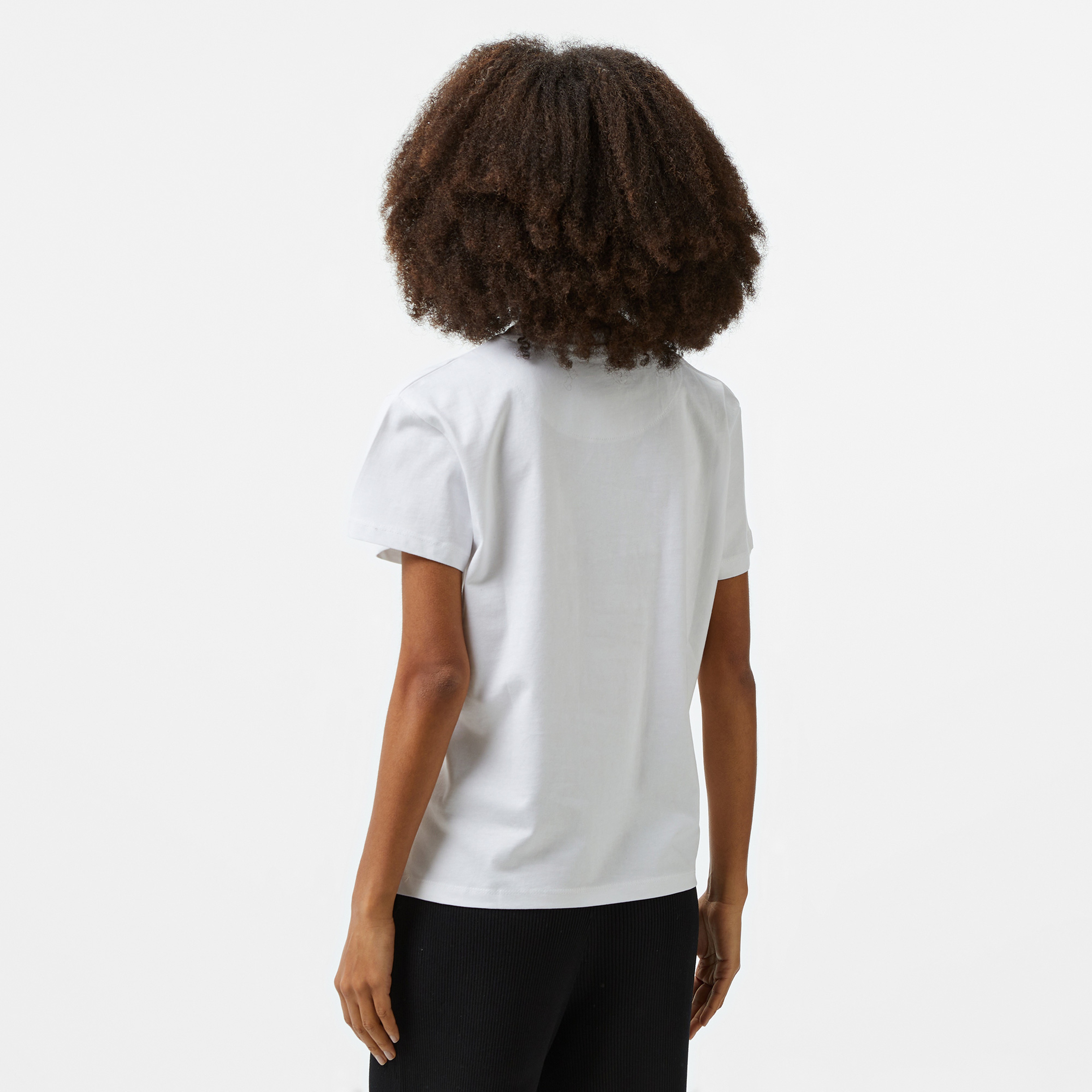 Karl Kani Small Signature Essential Os Kadın Beyaz T-Shirt
