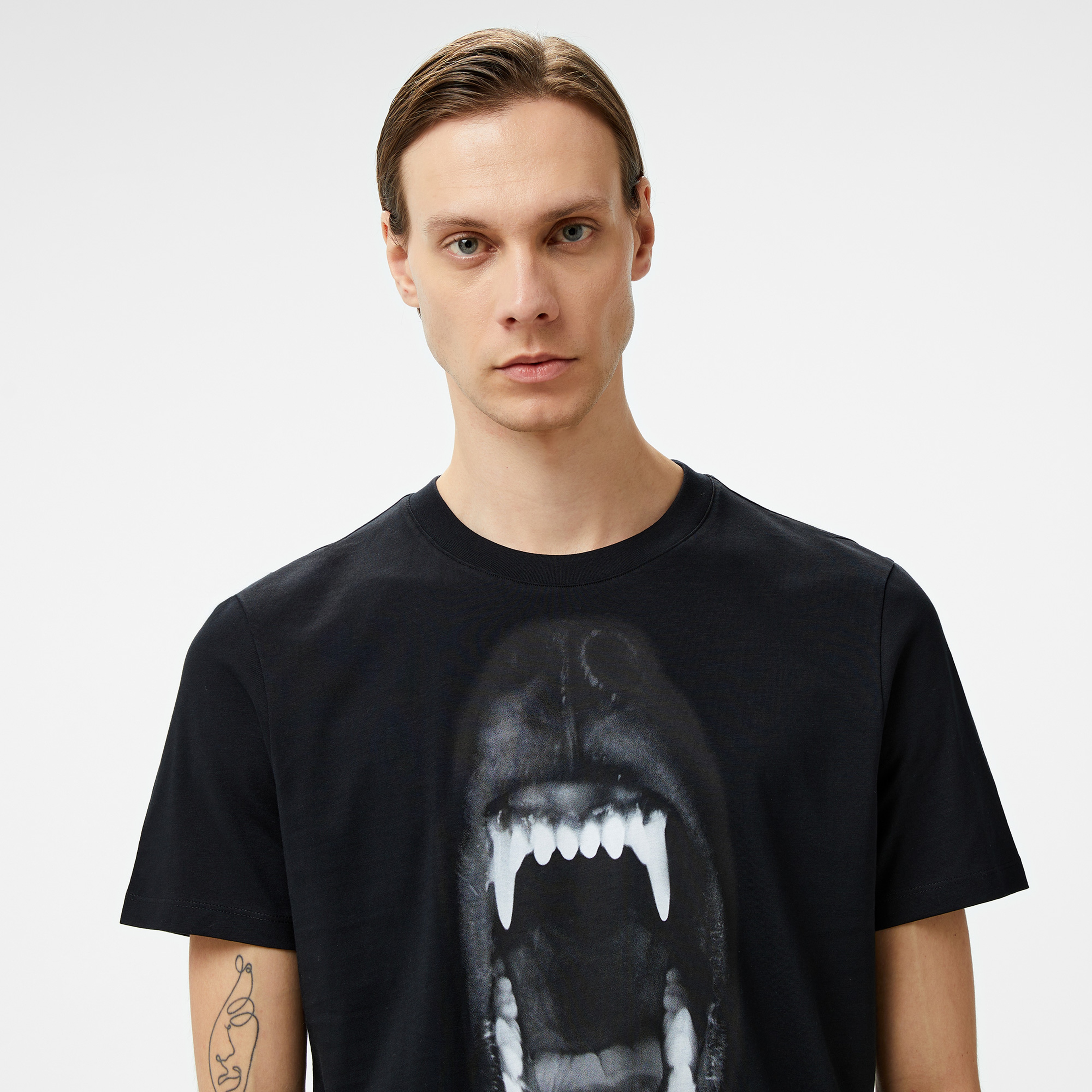 Hugo Dayaking Erkek Siyah T-Shirt