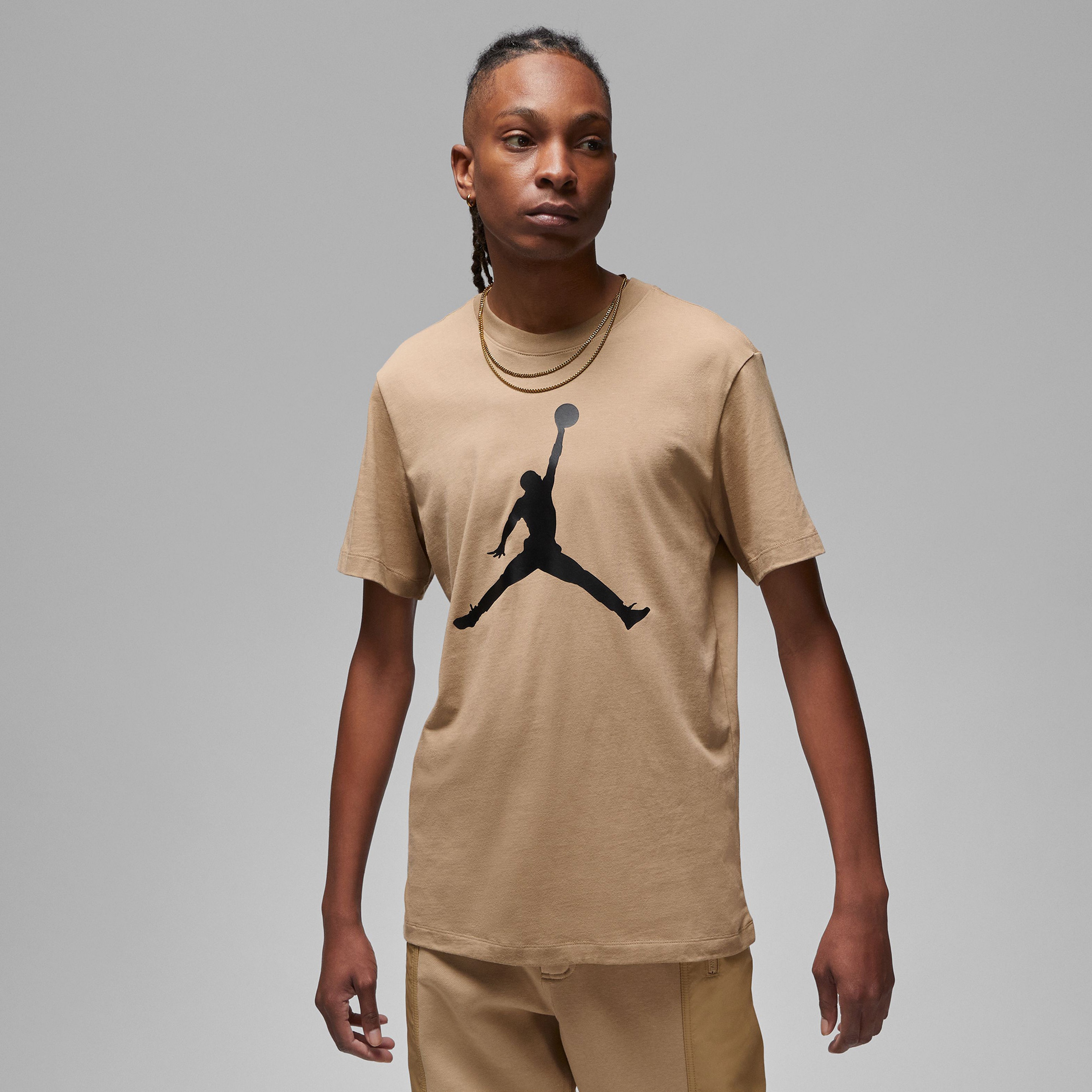 Jordan Jumpman Erkek Kahverengi T-Shirt