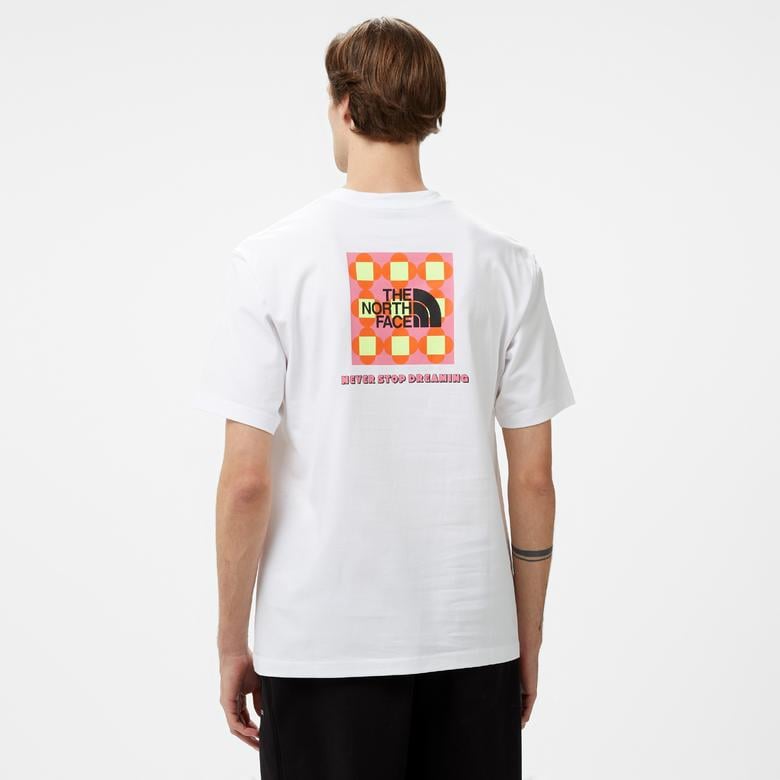 The North Face Yinka Ilori Box Graphic Erkek Beyaz T-Shirt