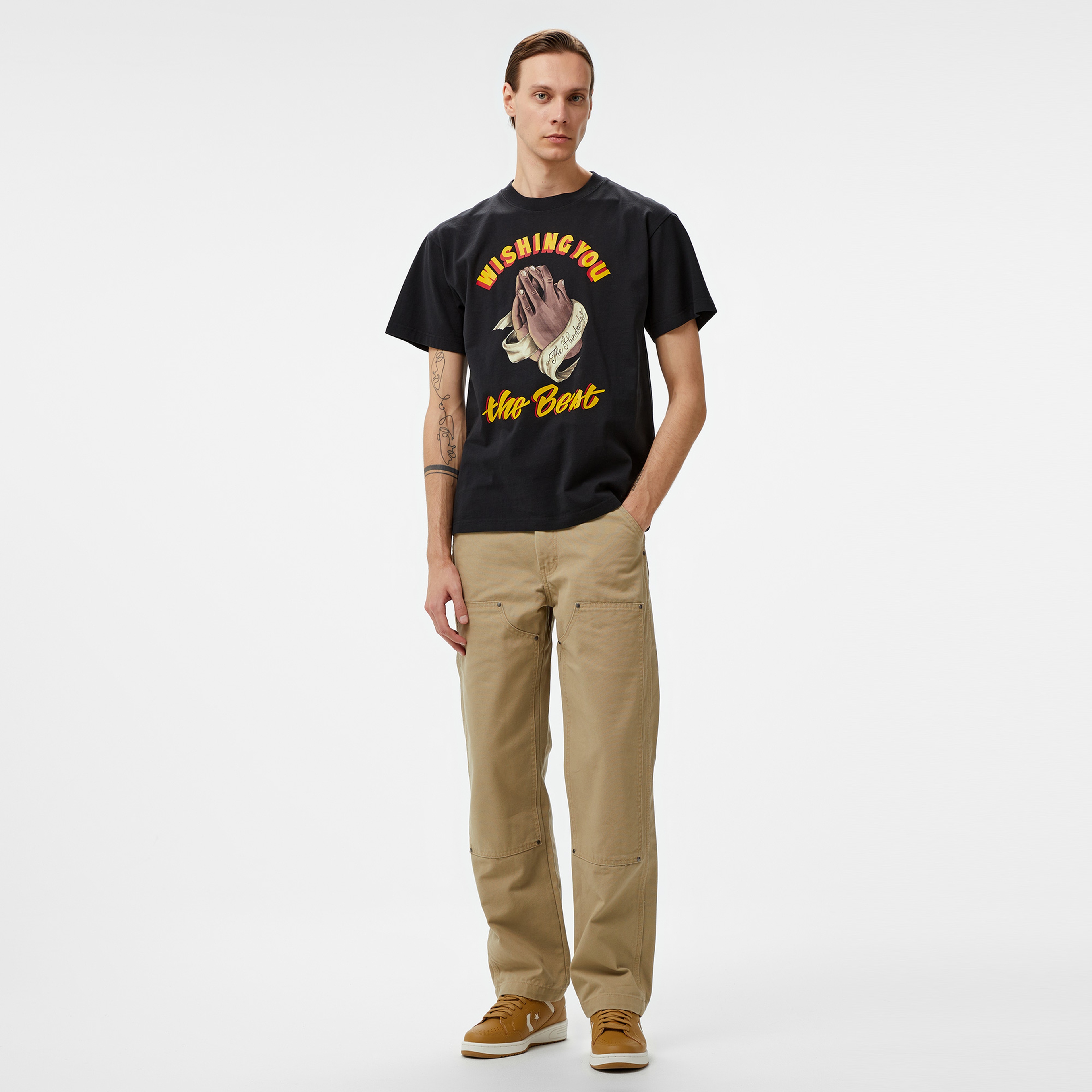 The Hundreds Best Wishes Erkek Siyah T-Shirt