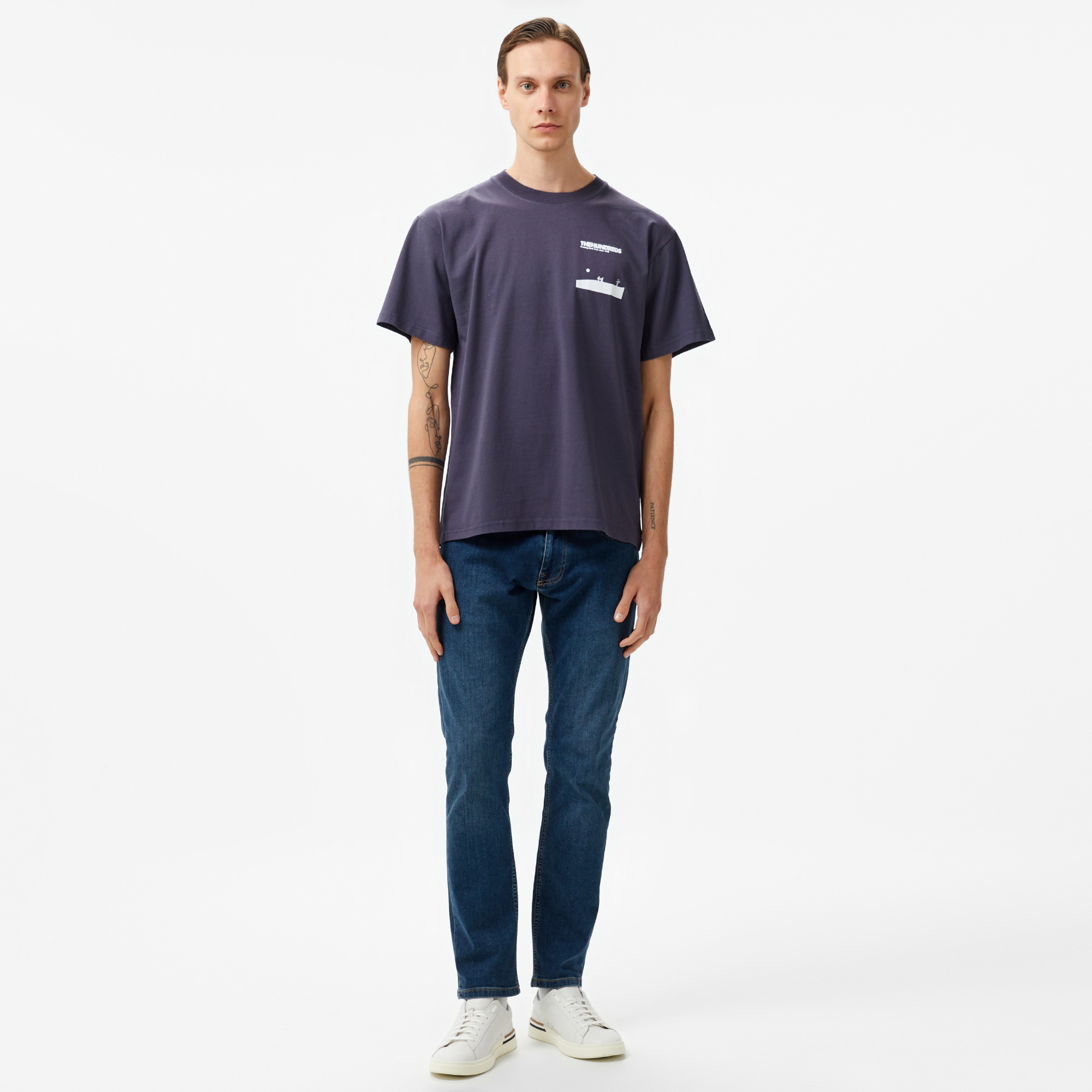 The Hundreds Still Waiting Erkek Lacivert T-Shirt