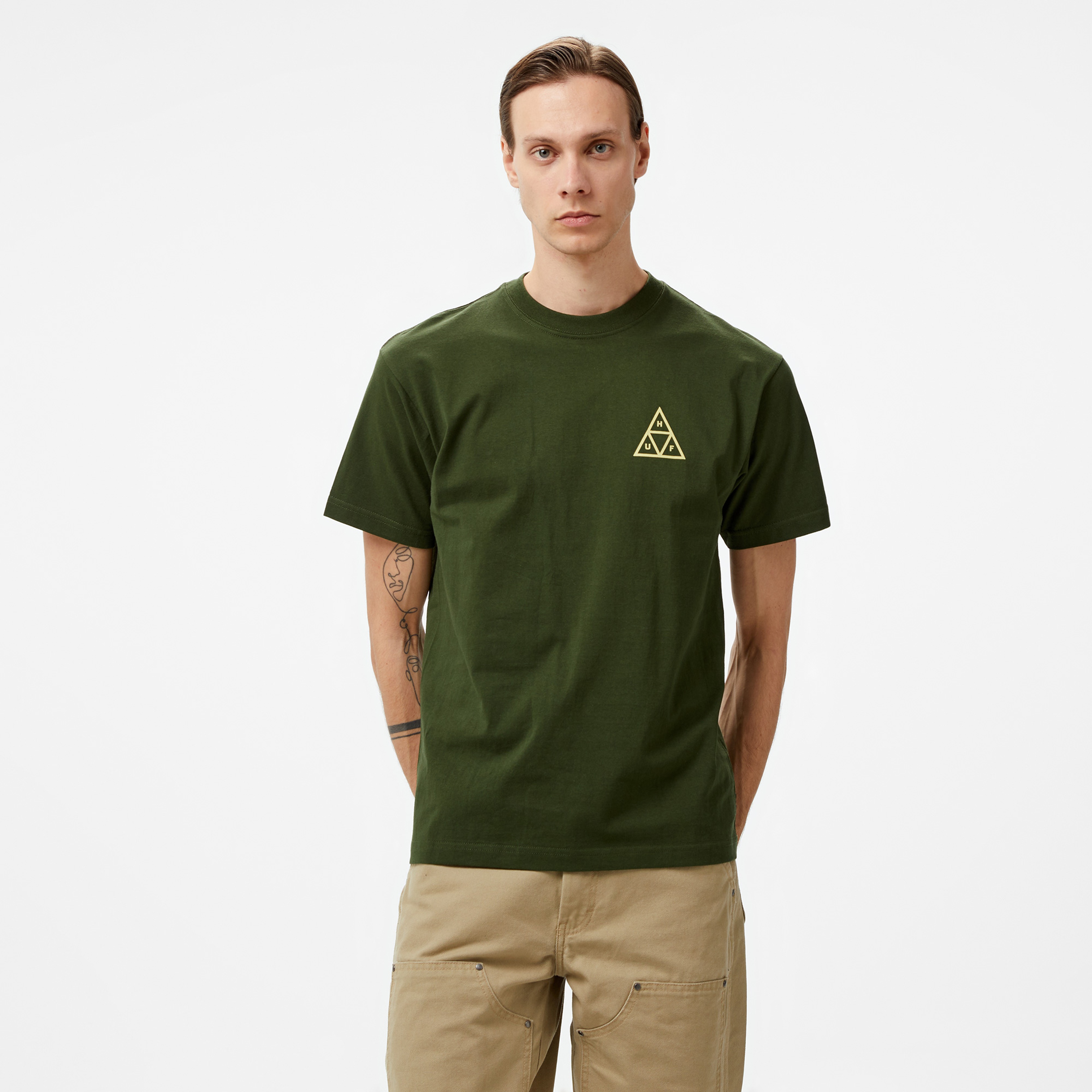 HUF Set Erkek Yeşil T-Shirt