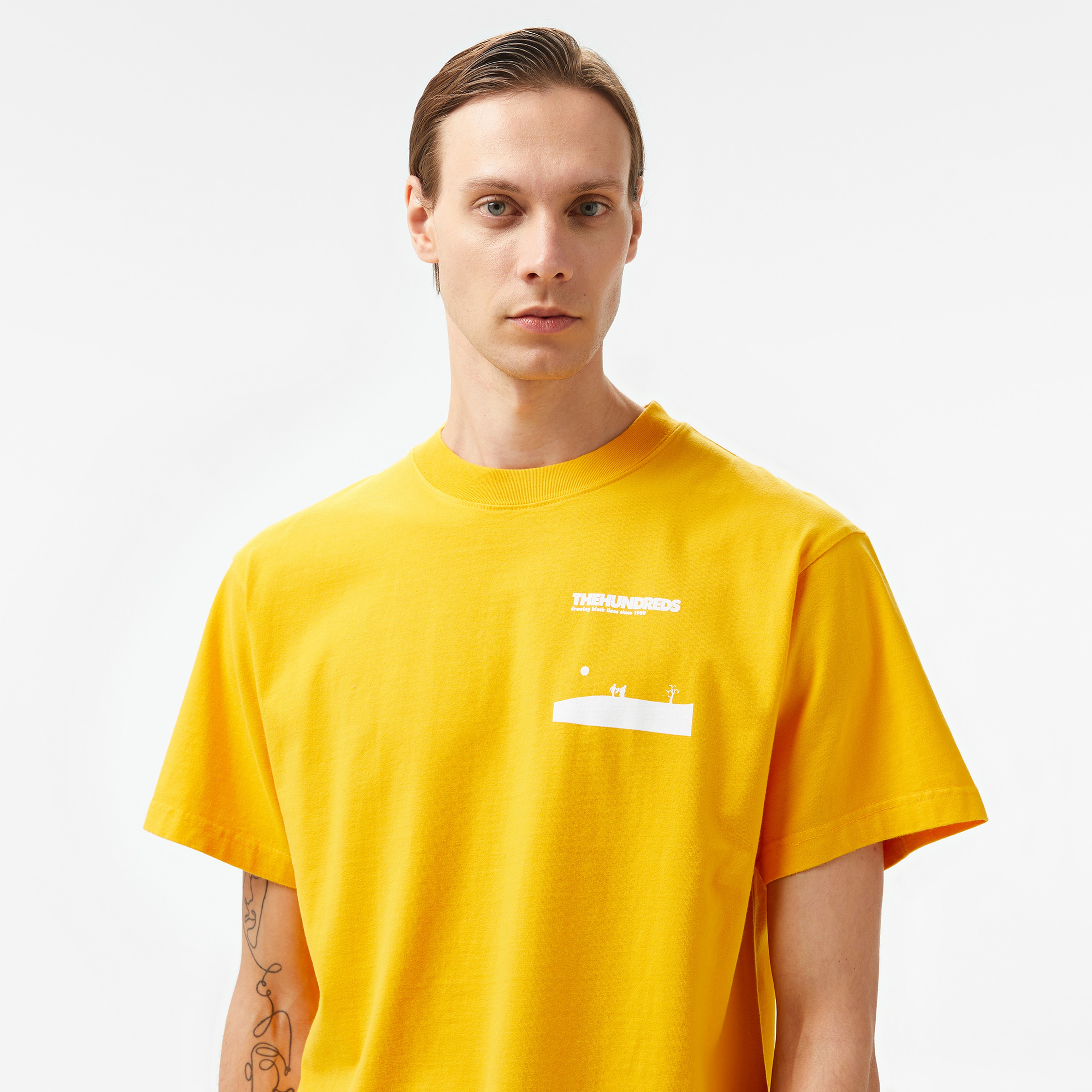 The Hundreds Still Waiting Erkek Sarı T-Shirt