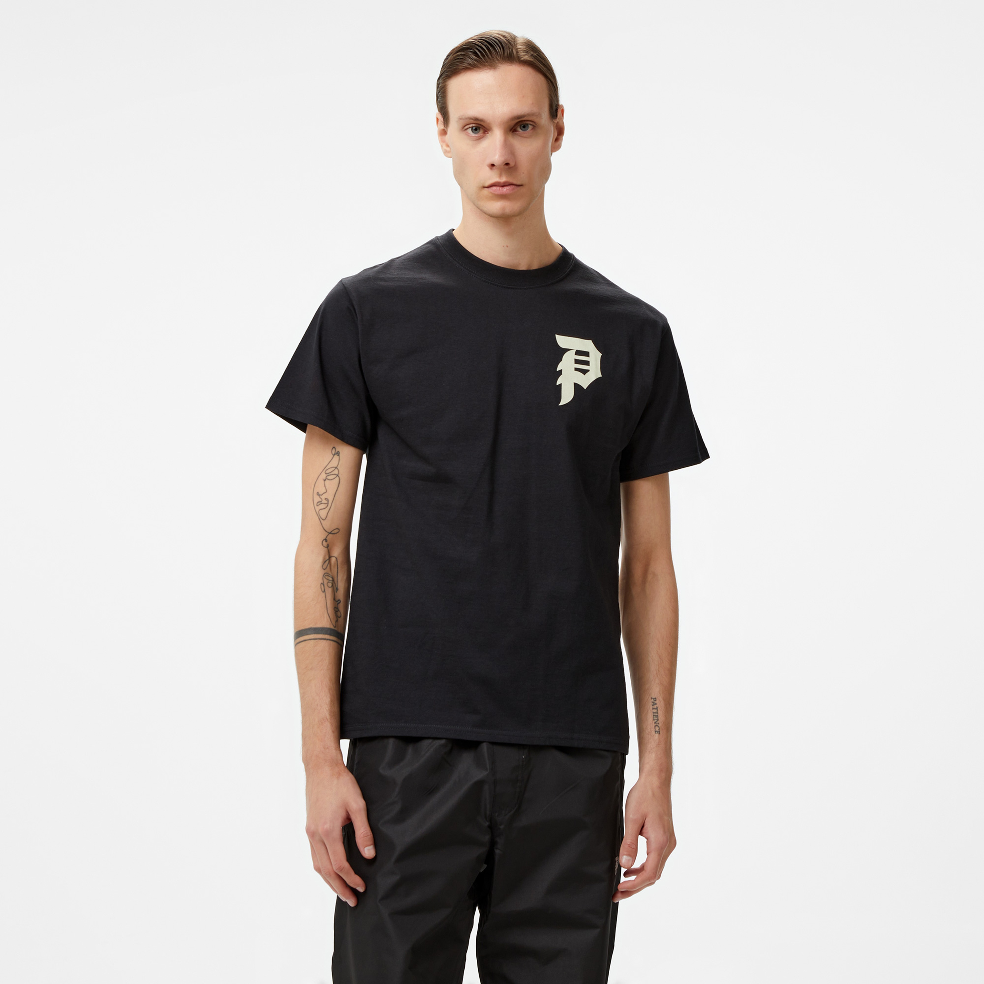 Primitive Courage Erkek Siyah T-Shirt