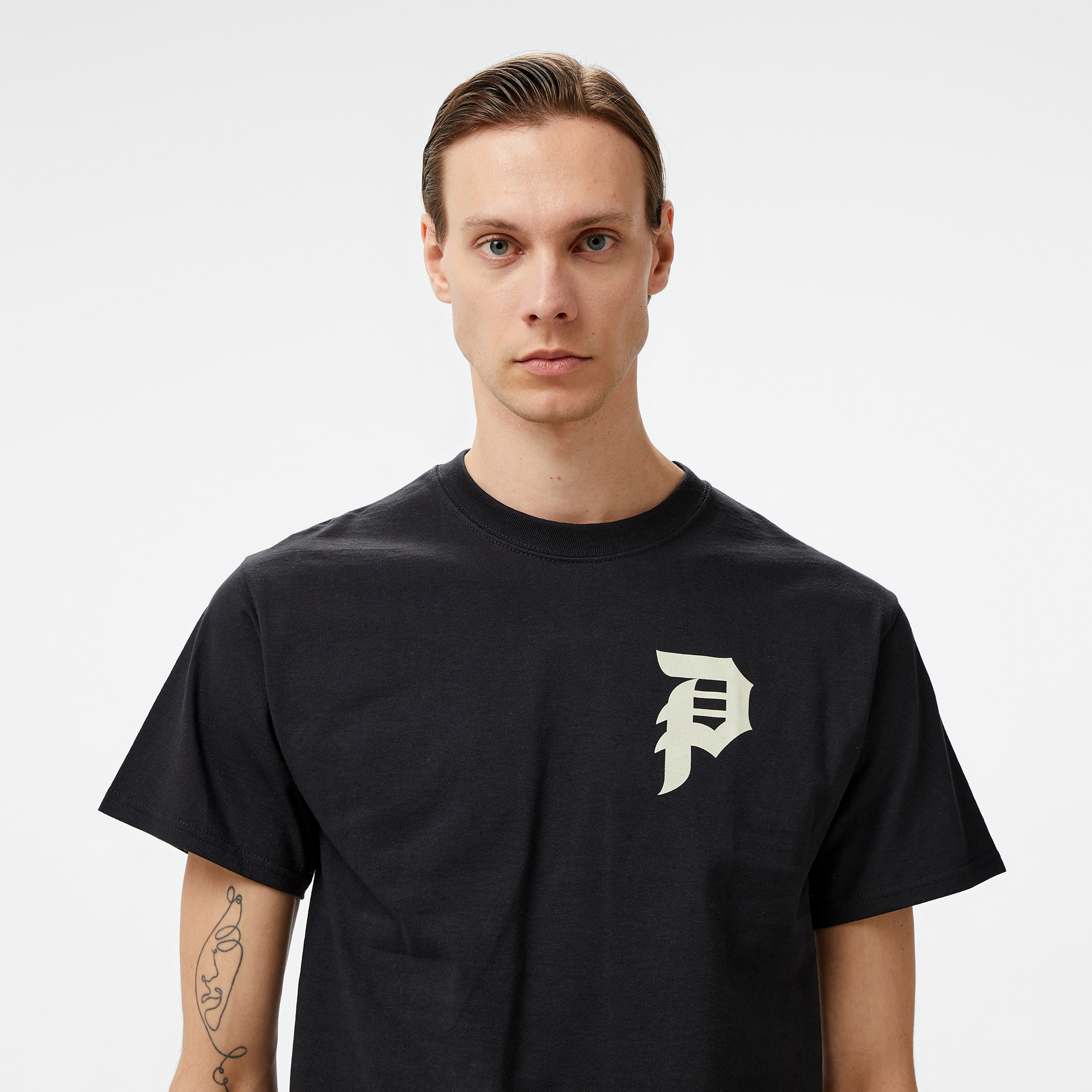 Primitive Courage Erkek Siyah T-Shirt