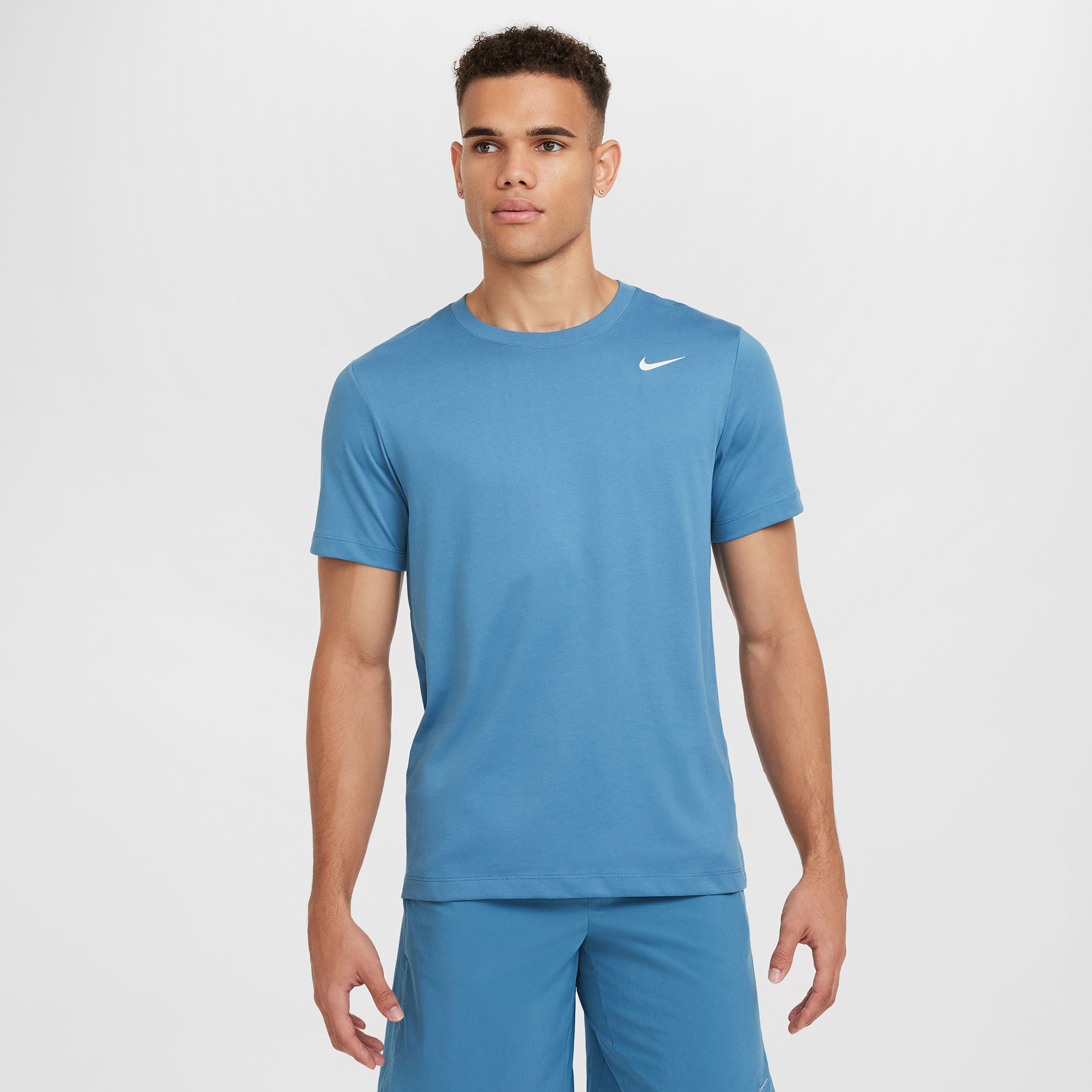 Nike Dri-Fit Erkek Mavi T-Shirt