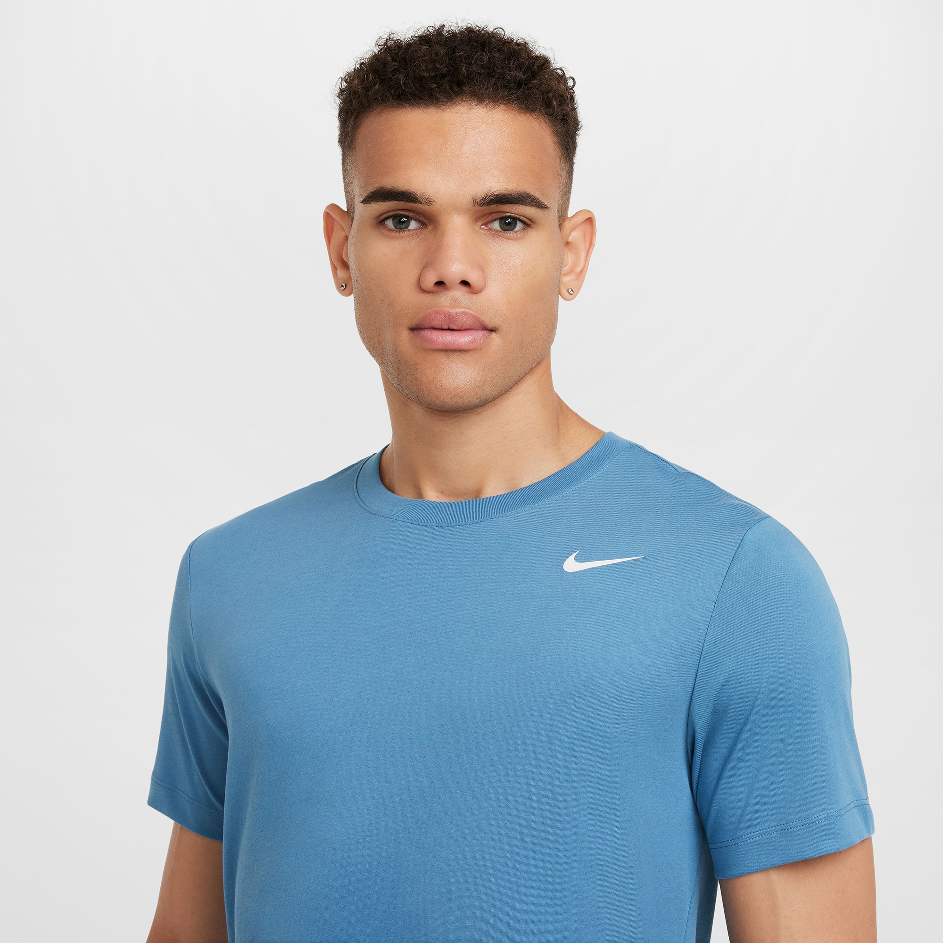 Nike Dri-Fit Erkek Mavi T-Shirt