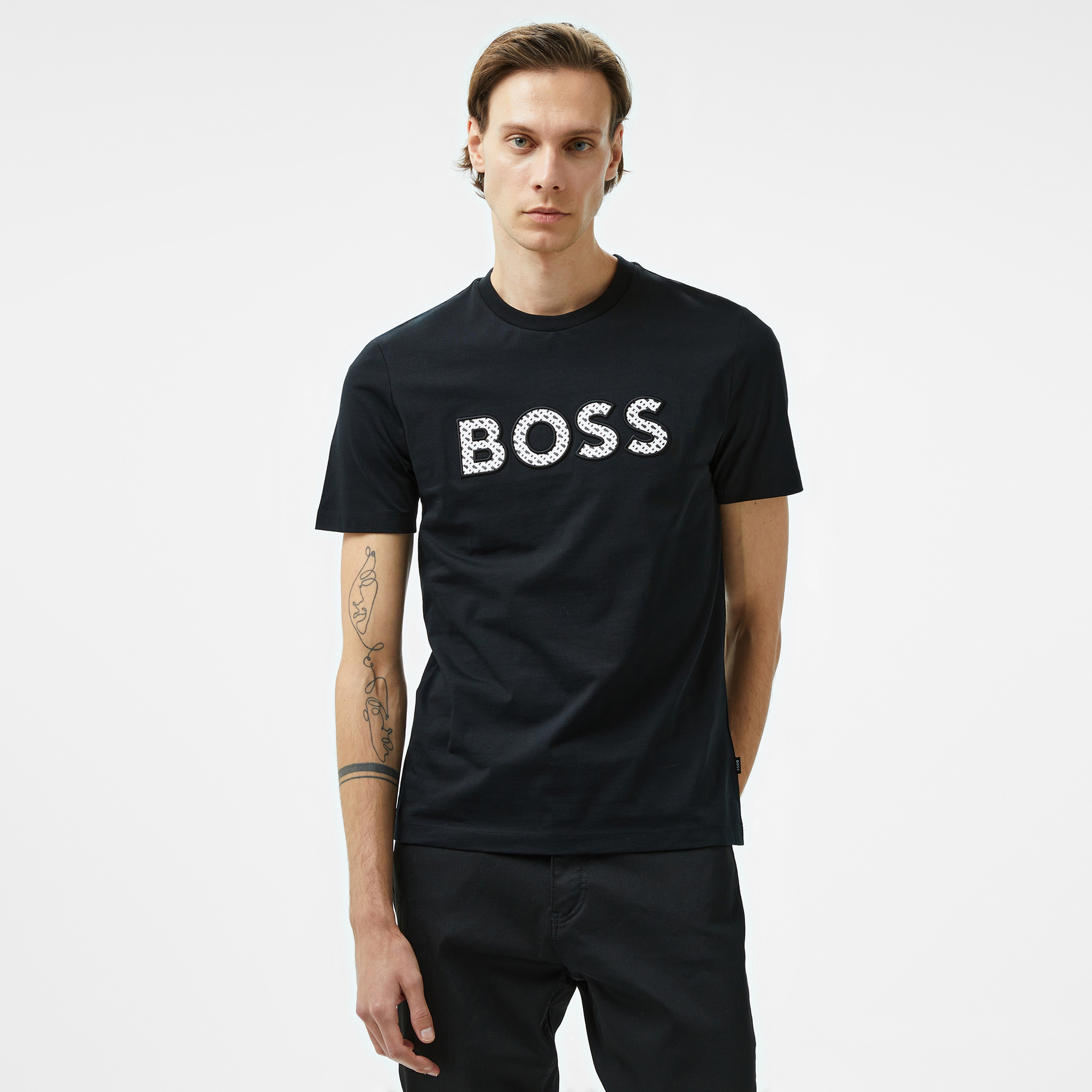 Boss C-Thompson 06 Erkek Siyah T-Shirt