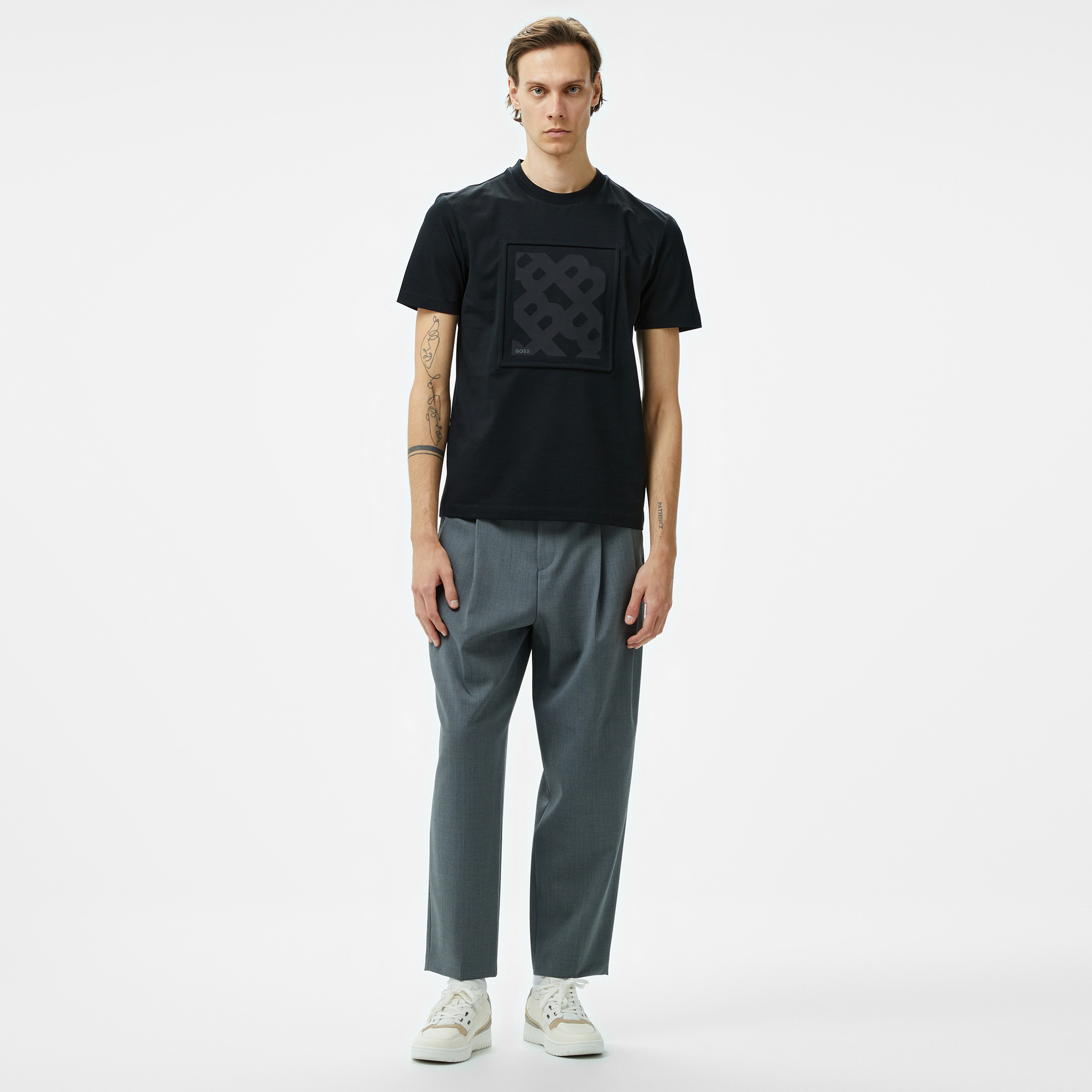 Boss P-Thompson 206 Erkek Siyah T-Shirt