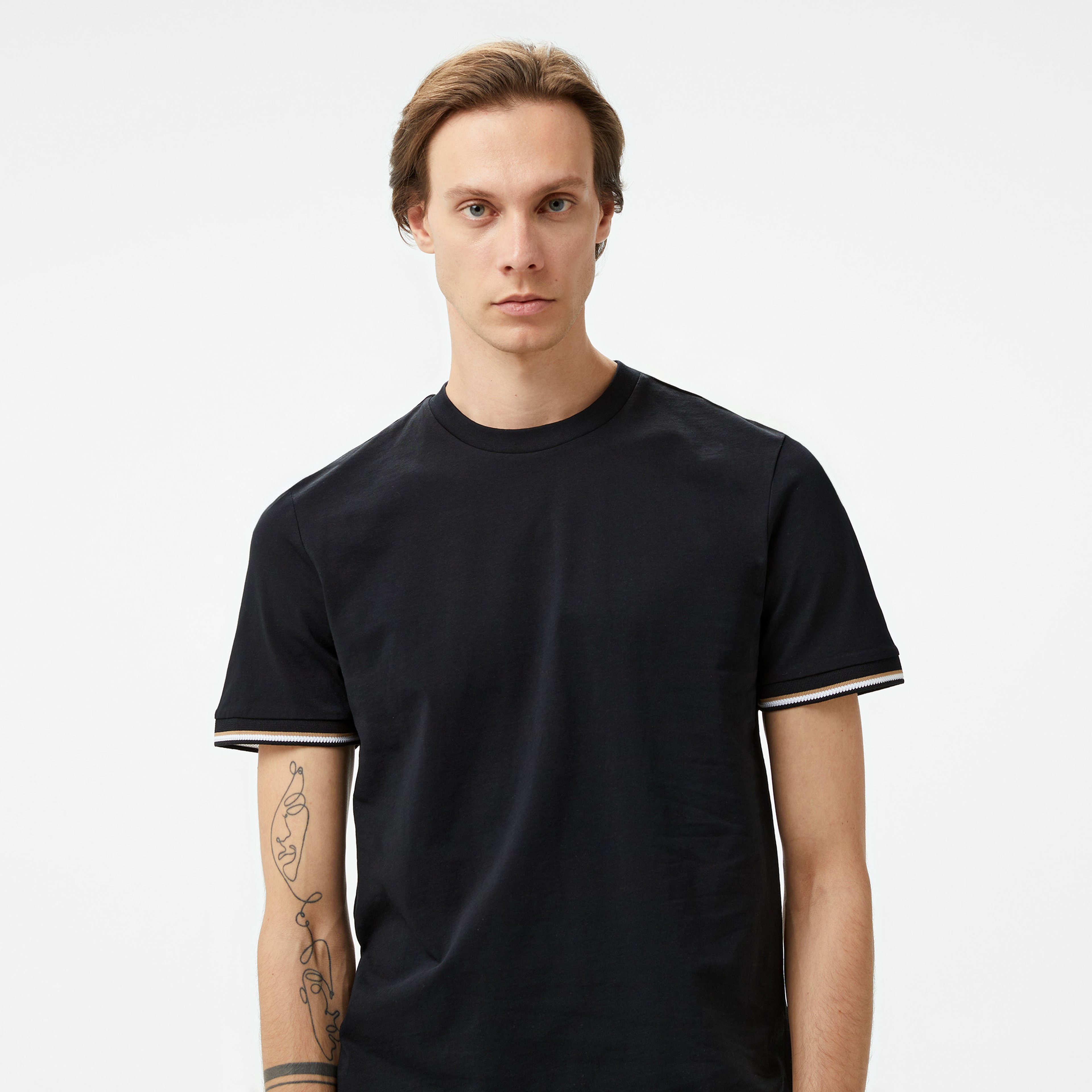 Boss Thompson 04 Erkek Siyah T-Shirt